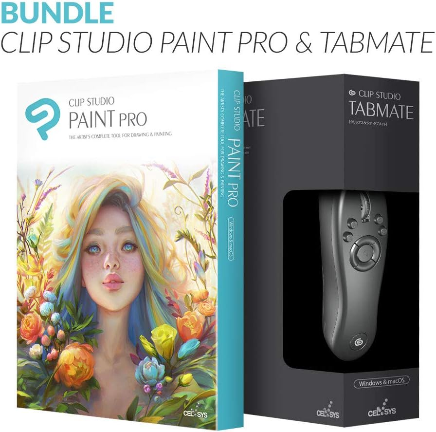 GRAPHIXLY Clip Studio Paint PRO + TABMATE for Global Bundle image number 4
