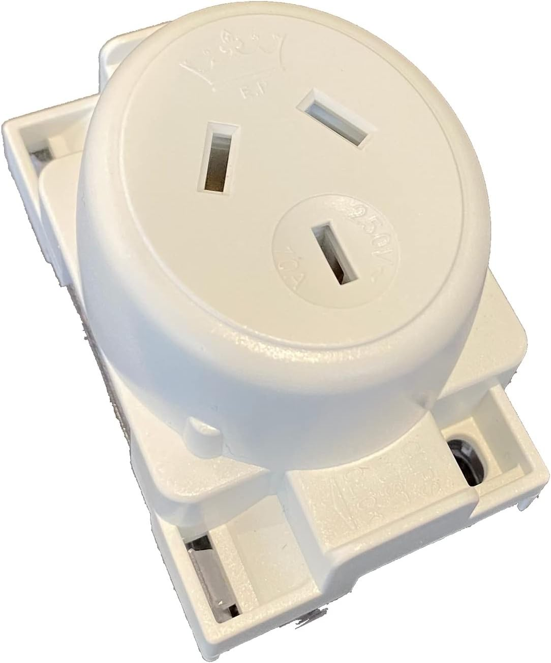 10X Quick Connect Surface Socket Plug Base 10A Electrical Outlet