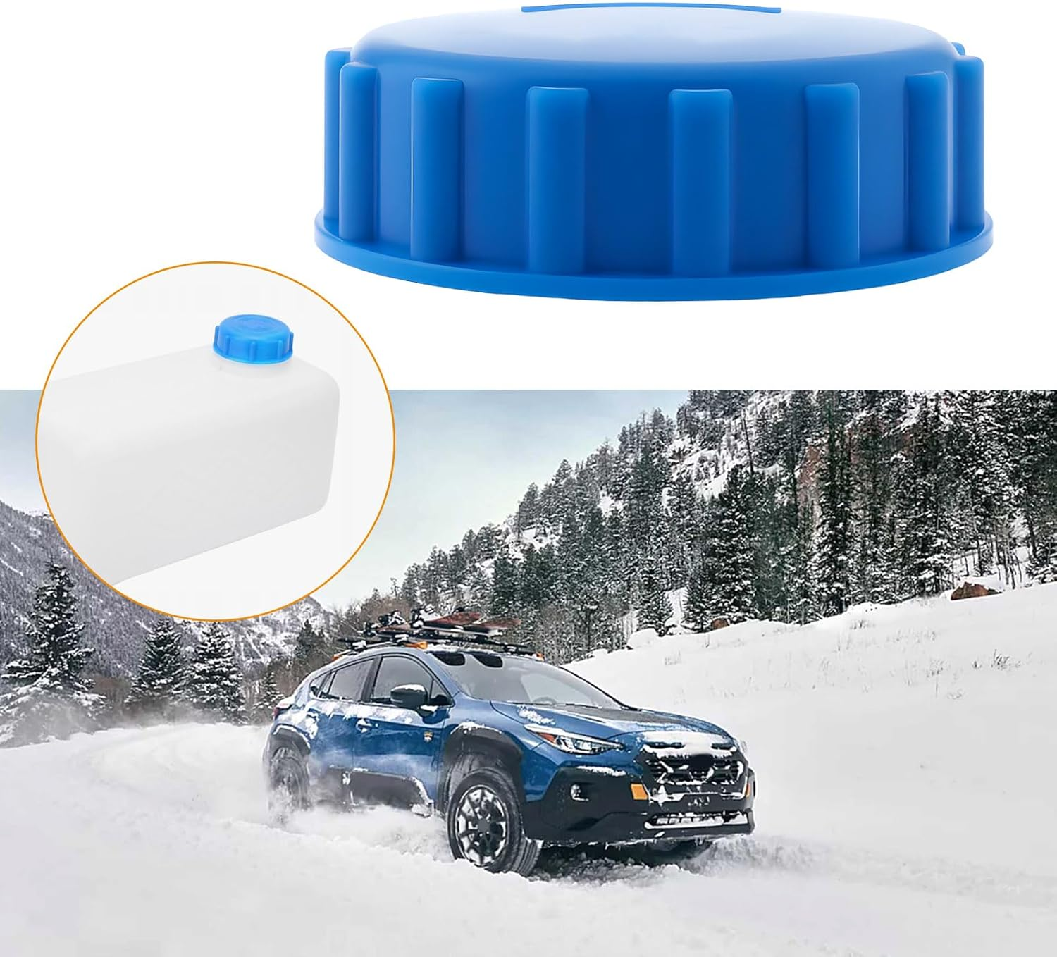 2PCS Parking Heater Fuel Cap 58Mm Tank Cover for 58Mm outside Caliber image number 2