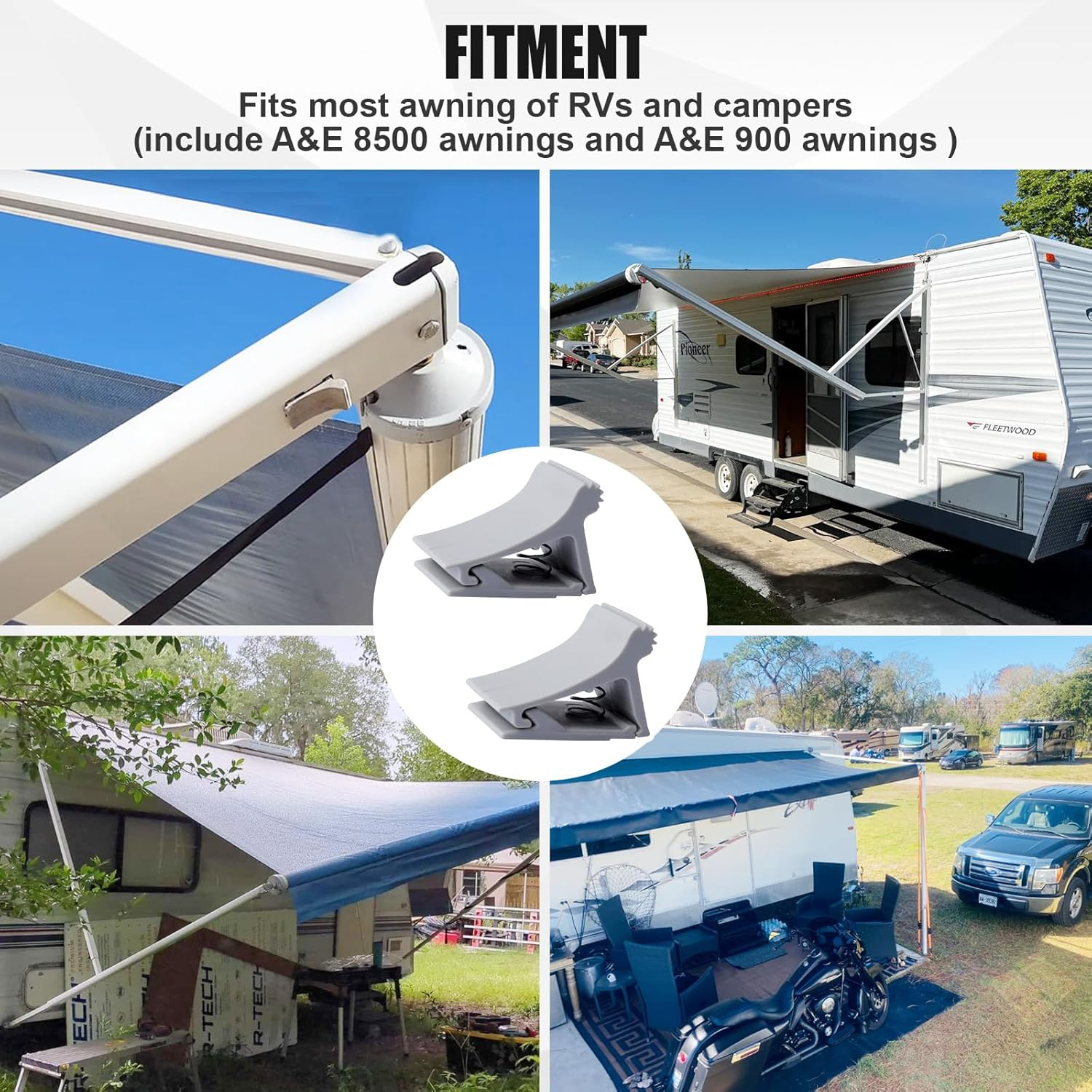 830472P002 RV Awning Arm Slider Catch Kit Compatible with Dometic 8500 Awning A&E 9000 image number 5