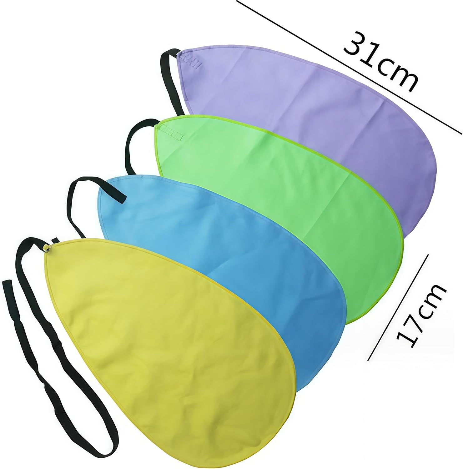 4Pcs Oboe,Flute,Saxophone,Woodwind Cleaning Cloth, Artificial Suede Material Saxophone Cleaning Cloth, Neck Body Tenor Sax Instrument Cleaner Cleaning Cloth Tools(Green,Blue,Purple,Yellow) image number 4