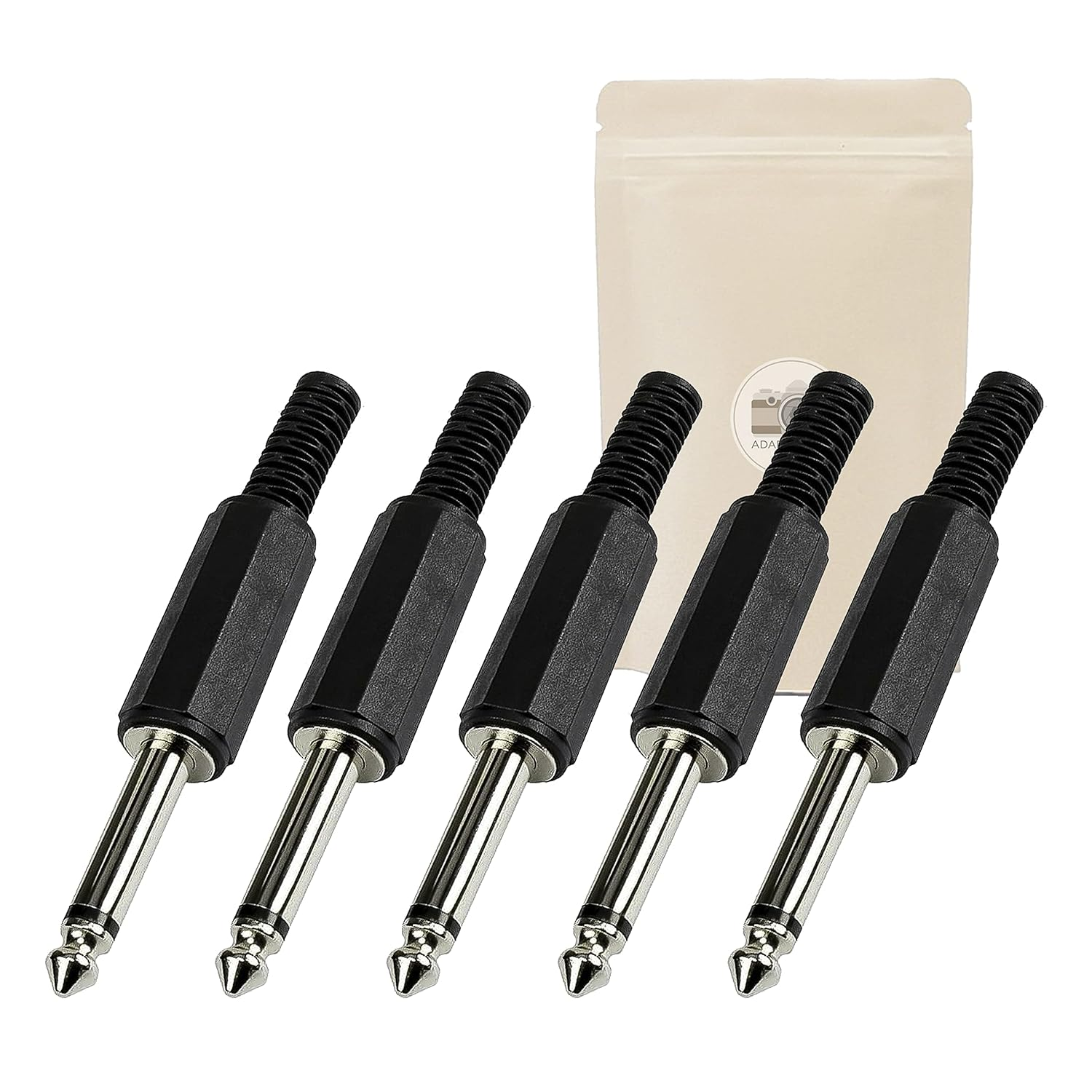 5 X 6.35Mm Large Jack Plug Mono Audio Soldering Game Speaker Studio Hi FI image number 4