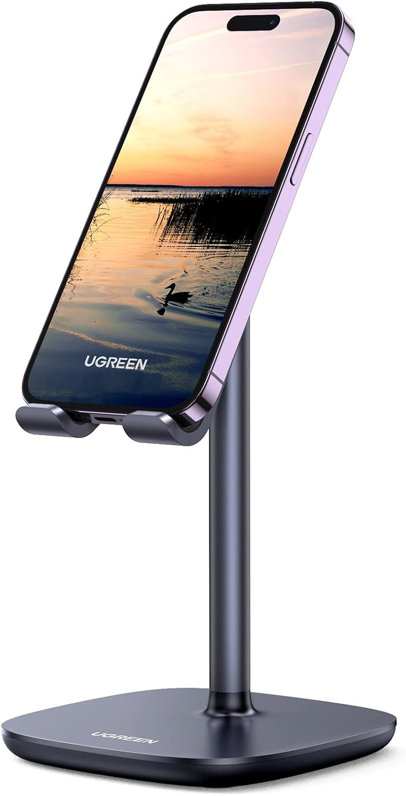 Ugreen 60324 Adjustable Desktop Phone Stand, Black