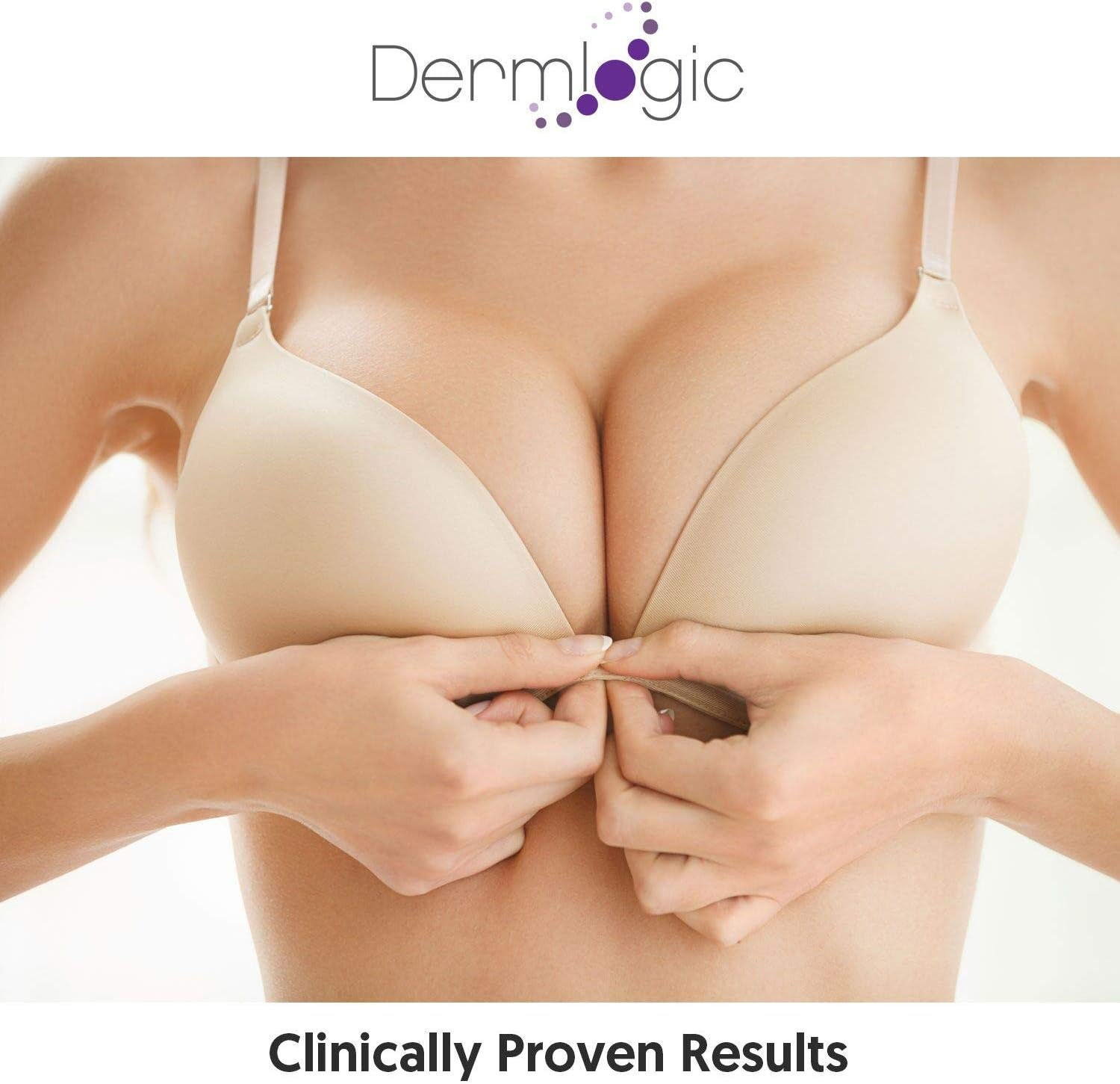 Dermlogic Breast Enhancement & Enlargement Cream - Clinically Proven for Bigger, Fuller Breasts. Firms, Plumps & Lifts Your Boobs. Natural Alternative to Surgery for Women image number 3