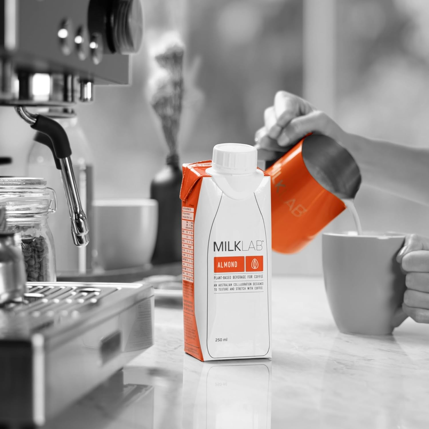 MILKLAB Almond Milk 24 X 250Ml Barista Milk for Coffee, Latte & Espresso, Dairy Free, Plant Based, Vegan image number 1