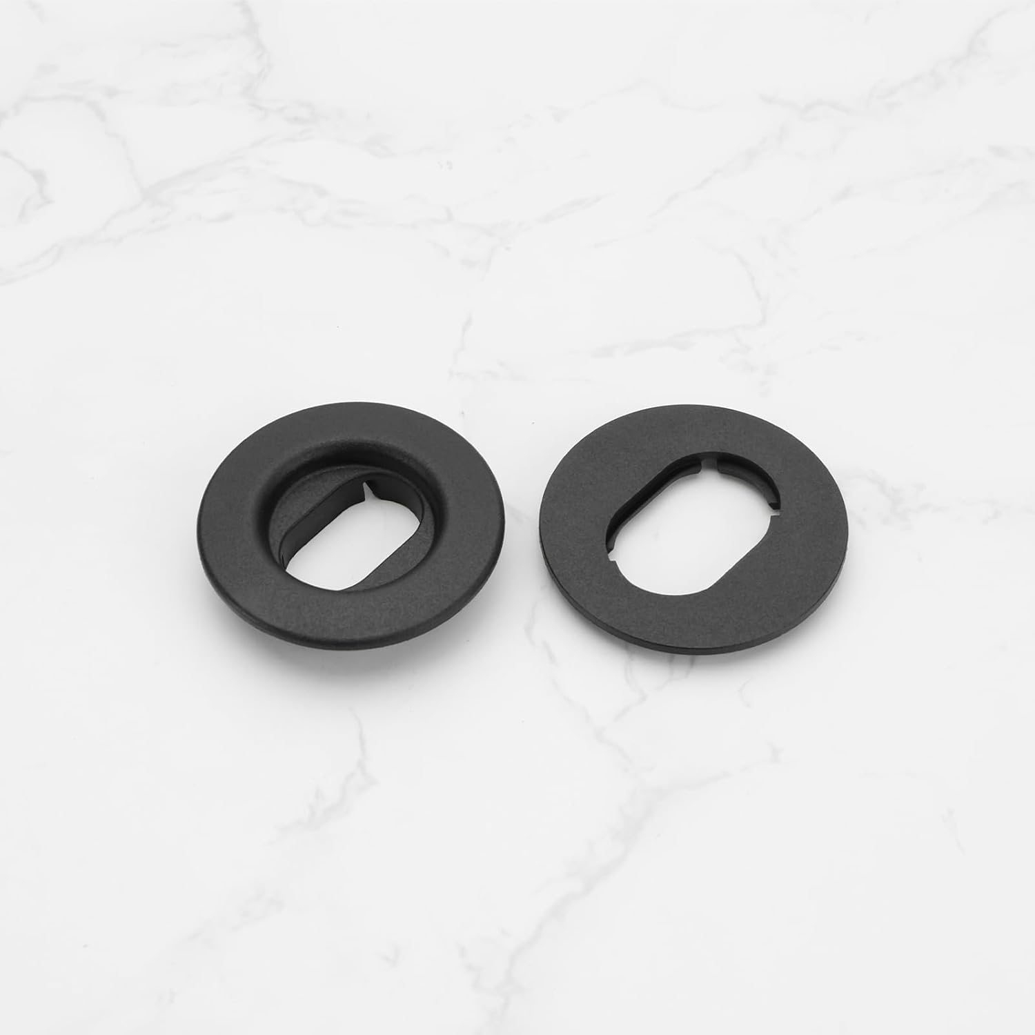 Ecsing 4 Sets of Car Floor Mat Brackets Hole Rotation Buttons Foot Mat Fixing Clips 3D0864851B 3D086485171N Compatible with Volkswagen Compatible with Skoda