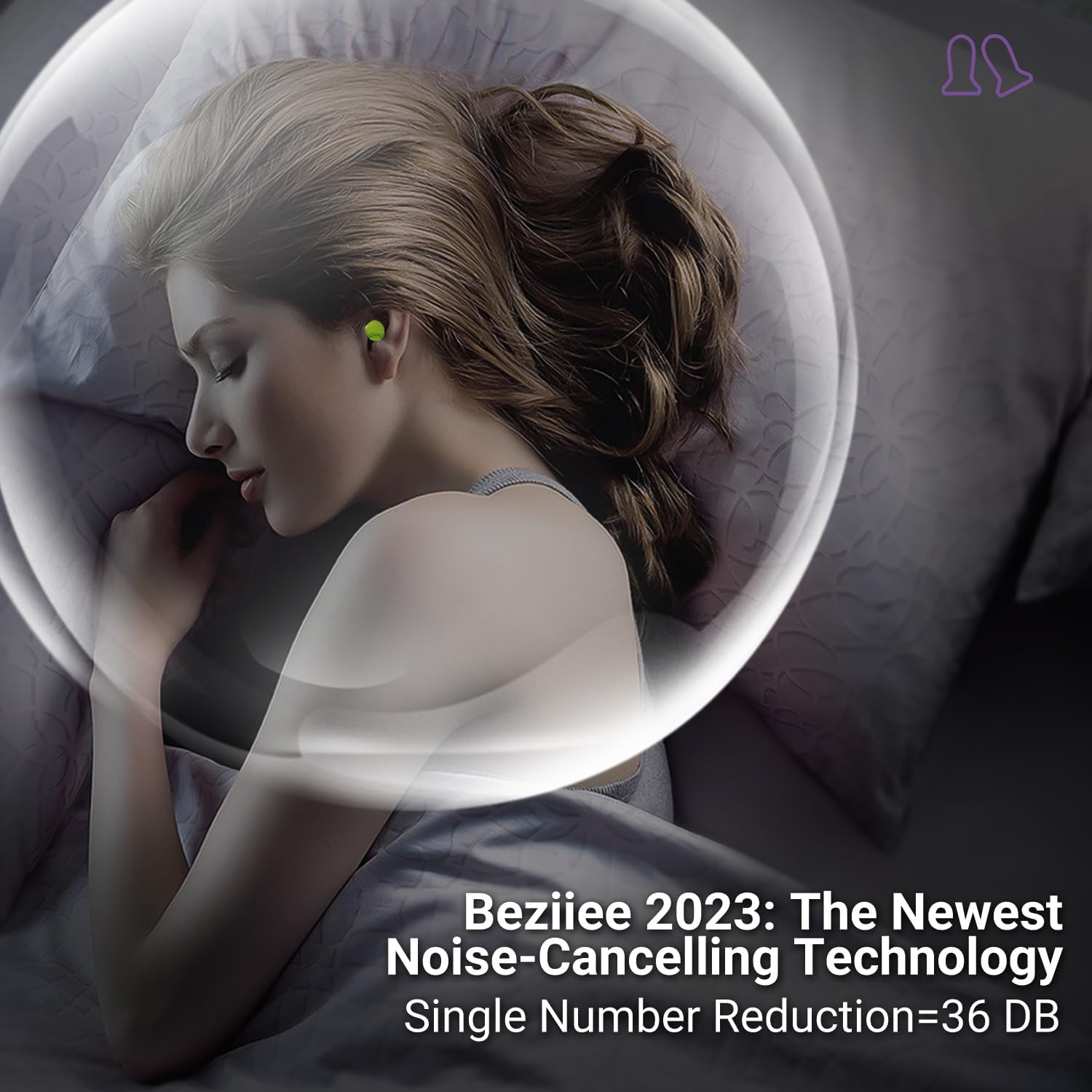 Ear Plugs for Sleep: 2025 Neurofusion&trade; Design for Side Sleepers,Anxiety Relief & Noise Sensitivity- 36Db Silence Burst Tech For8-Second Sleep&trade; image number 3