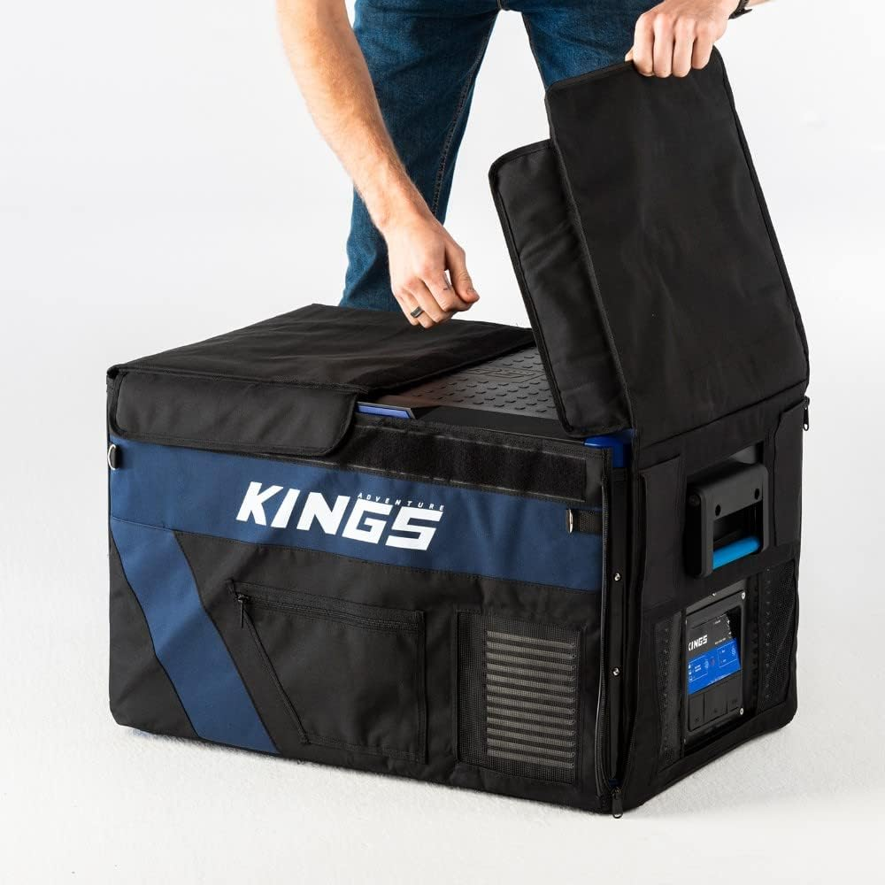 Kings Stayzcool 60L Fridge Freezer Cover Tough Durable Insulated Zip Opening 4WD image number 4