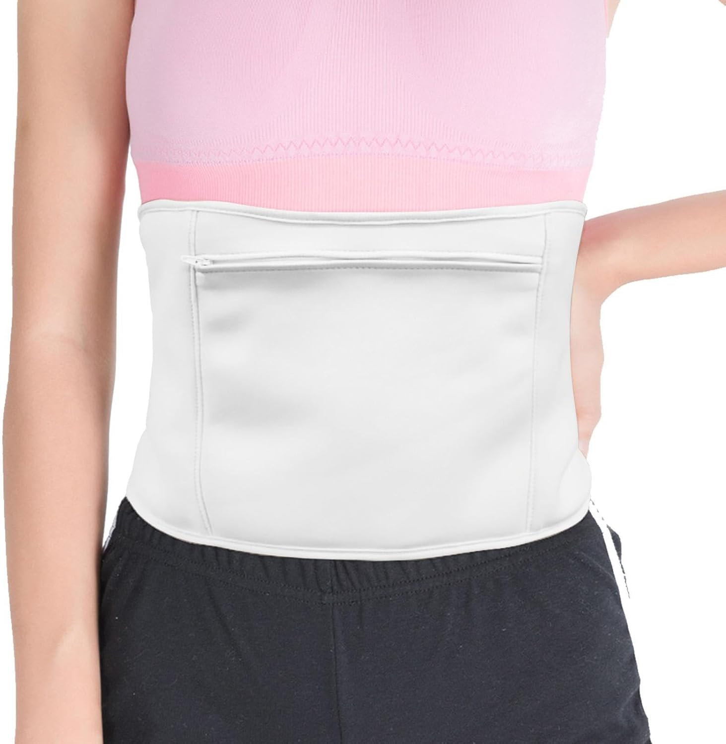 Castor Oil Compress - Castor Oil Belly Packle - Leak anti Oil Covering Organic Castor Pack Wrap Adjustable Strap, Reusable for Men image number 2