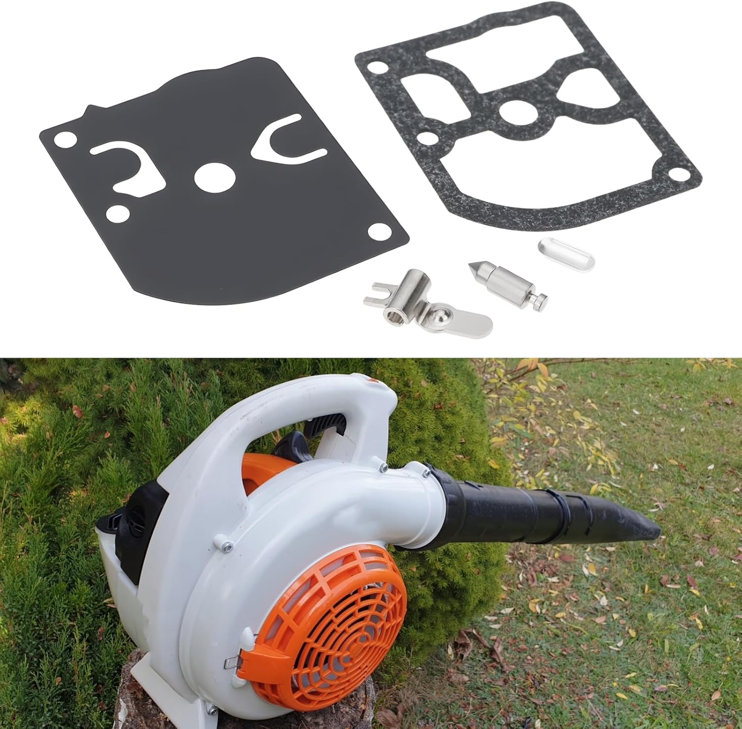 Emsea 2Set Carburetor Rebuild Kit 4241 007 1700 Compatible with Stihl BG56 BG66 BG86 FC56 FS70 Compatible with Zama S261 Series