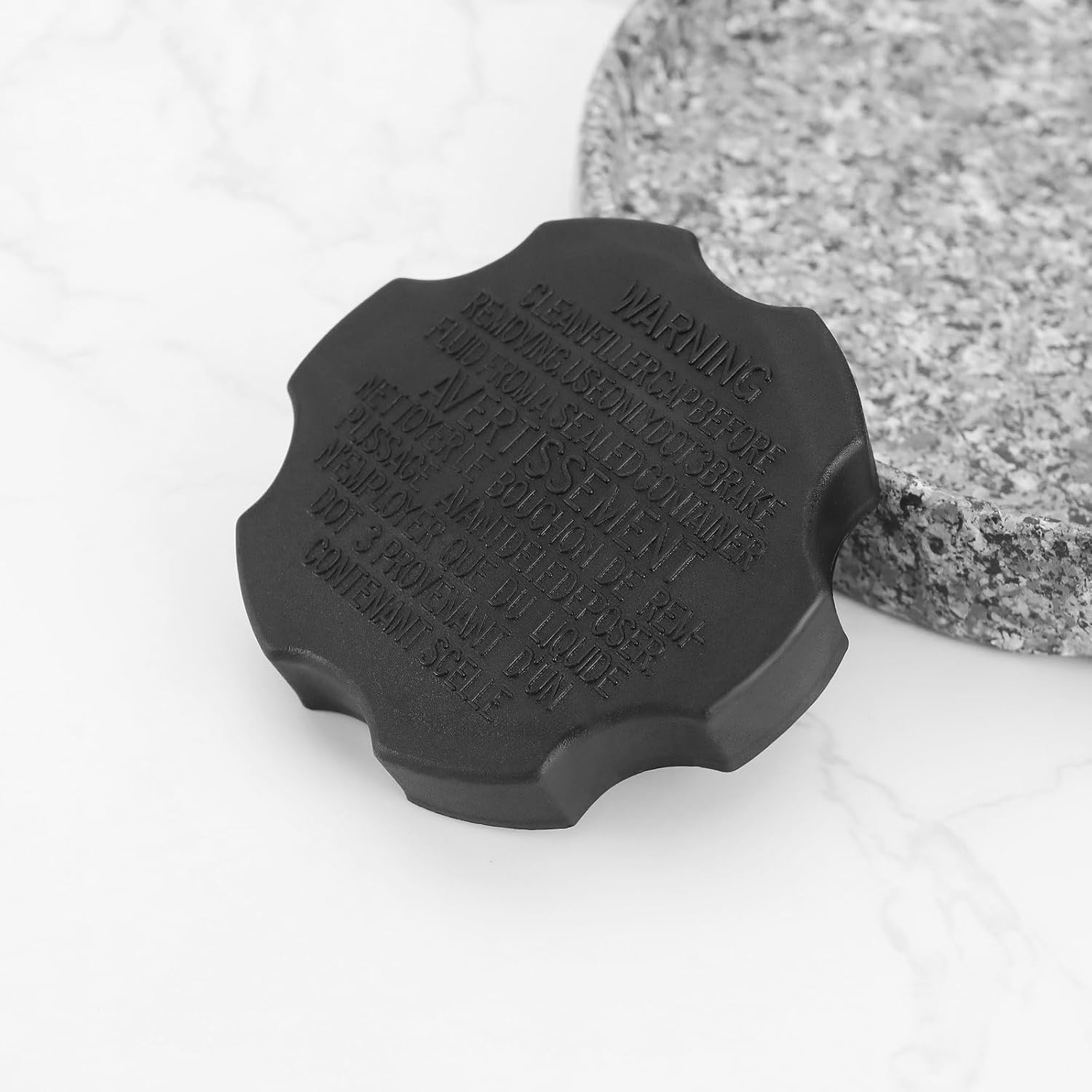 Brake Master Cylinder Reservoir Tank Cap Cover Oil Pot Cover ID 50Mm Replacement Compatible with Hyundai Compatible with Kia 585312B500 5853107000 image number 1