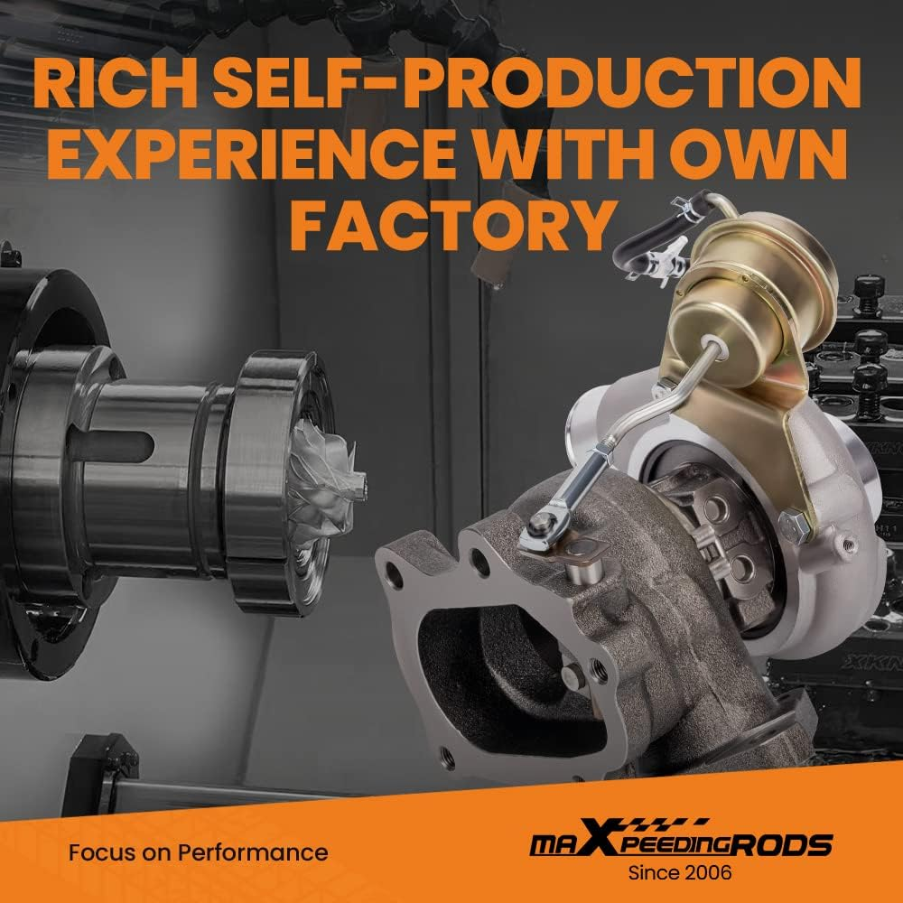 Maxpeedingrods TD04L-13T Turbo Charger for Subaru for Forester for Impreza for WRX 2002-2007 for Saab 9-2X 49377-04300 Turbocharger [] image number 3