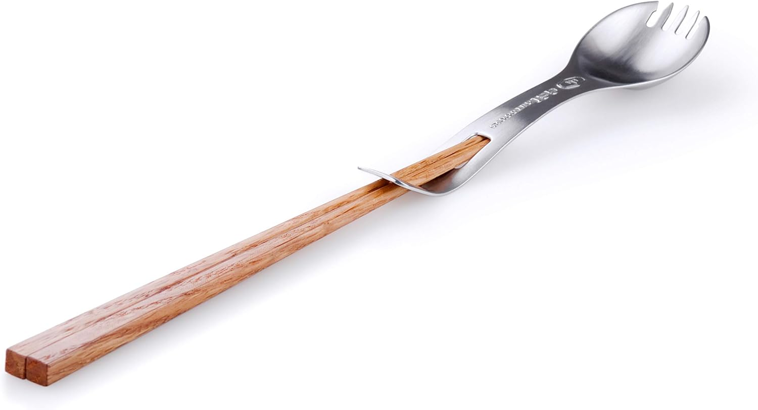 GSI Outdoors Glacier Stainless Kung Foon Utensil image number 3