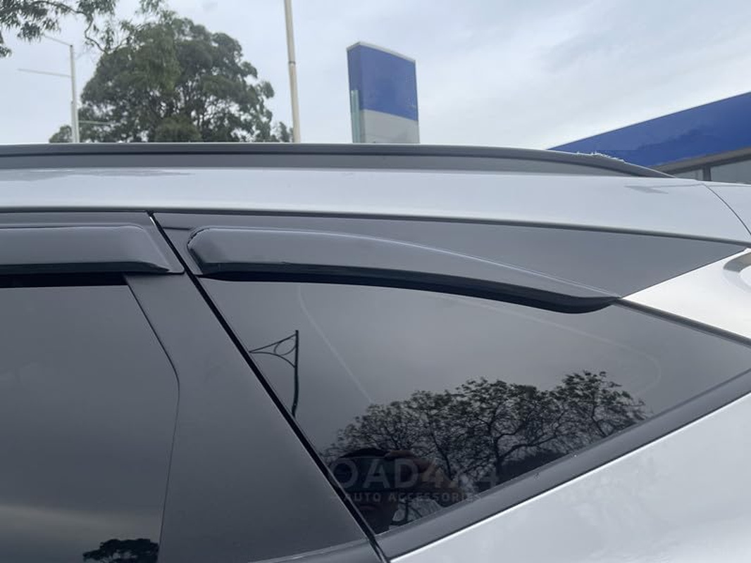 OAD4X4 Weathershields Compatible with Hyundai Tucson 2021-Onwards, Weather Shields Window Visors Wind Deflectors Sun Rain Guard 6PCS Set image number 2