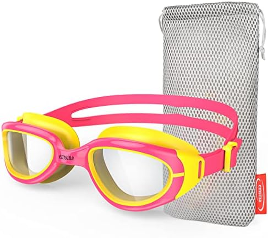 Emsina Kids Swim Goggles, Swimming Goggles for Kids Age 3-10 Boys and Girls &hellip;