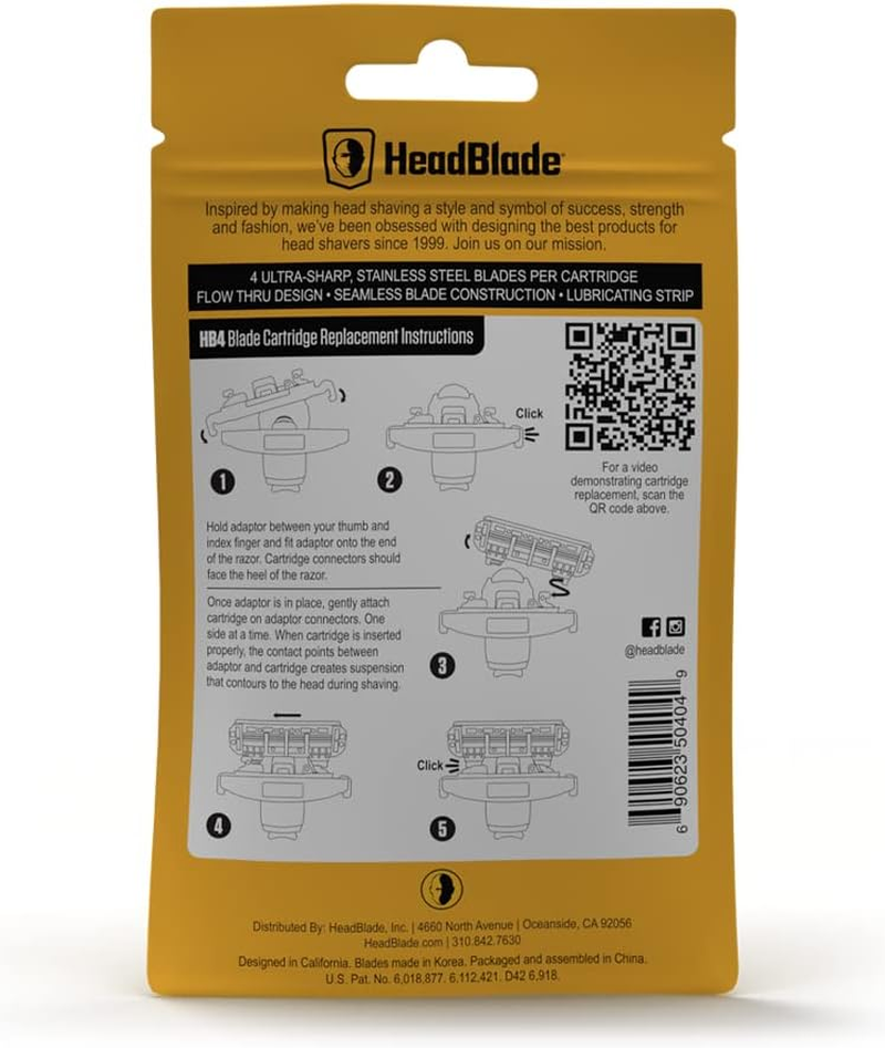 Headblade Four Blade Replenishment Kit - 1 Count (Pack Of 1), Silver image number 7