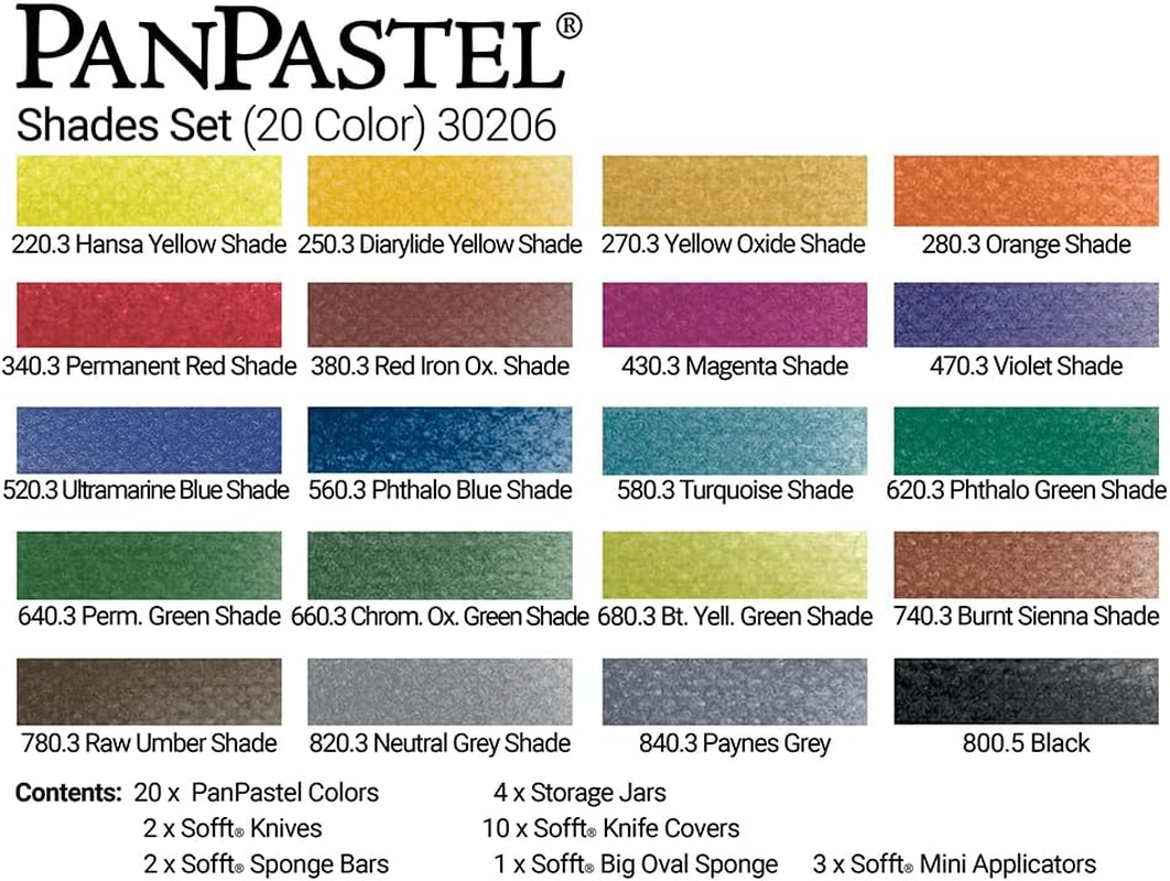 Panpastel Set 20 Colour Shades (PPSTL20-30206) - Tints image number 4
