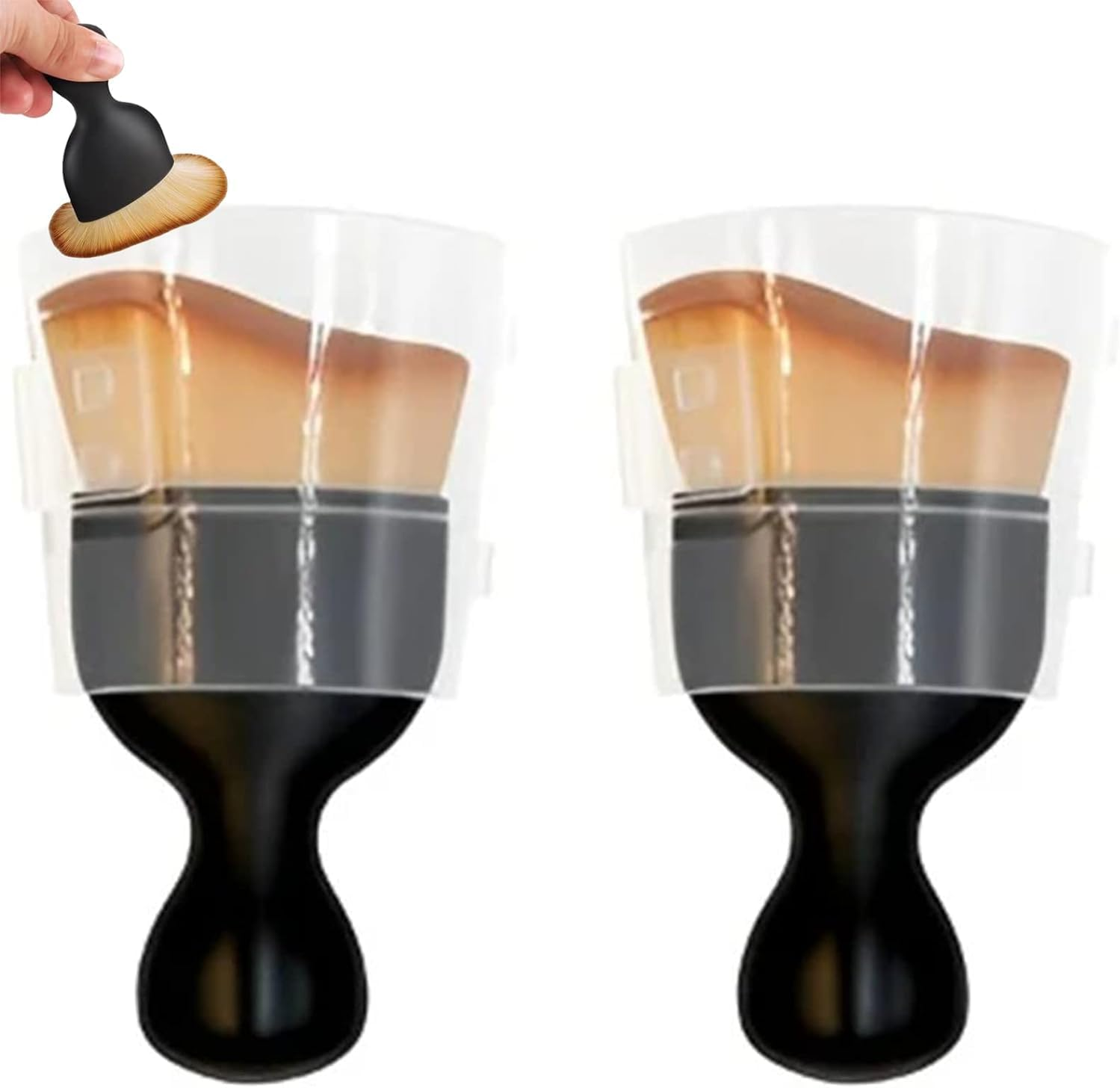 Auto Interior Dust Brush,Car Detailing Brush, Cleaning Brush with Cover Soft Bristles Dusting Tool for Automotive Dashboard, Air Conditioner Vents, Leather, Computer