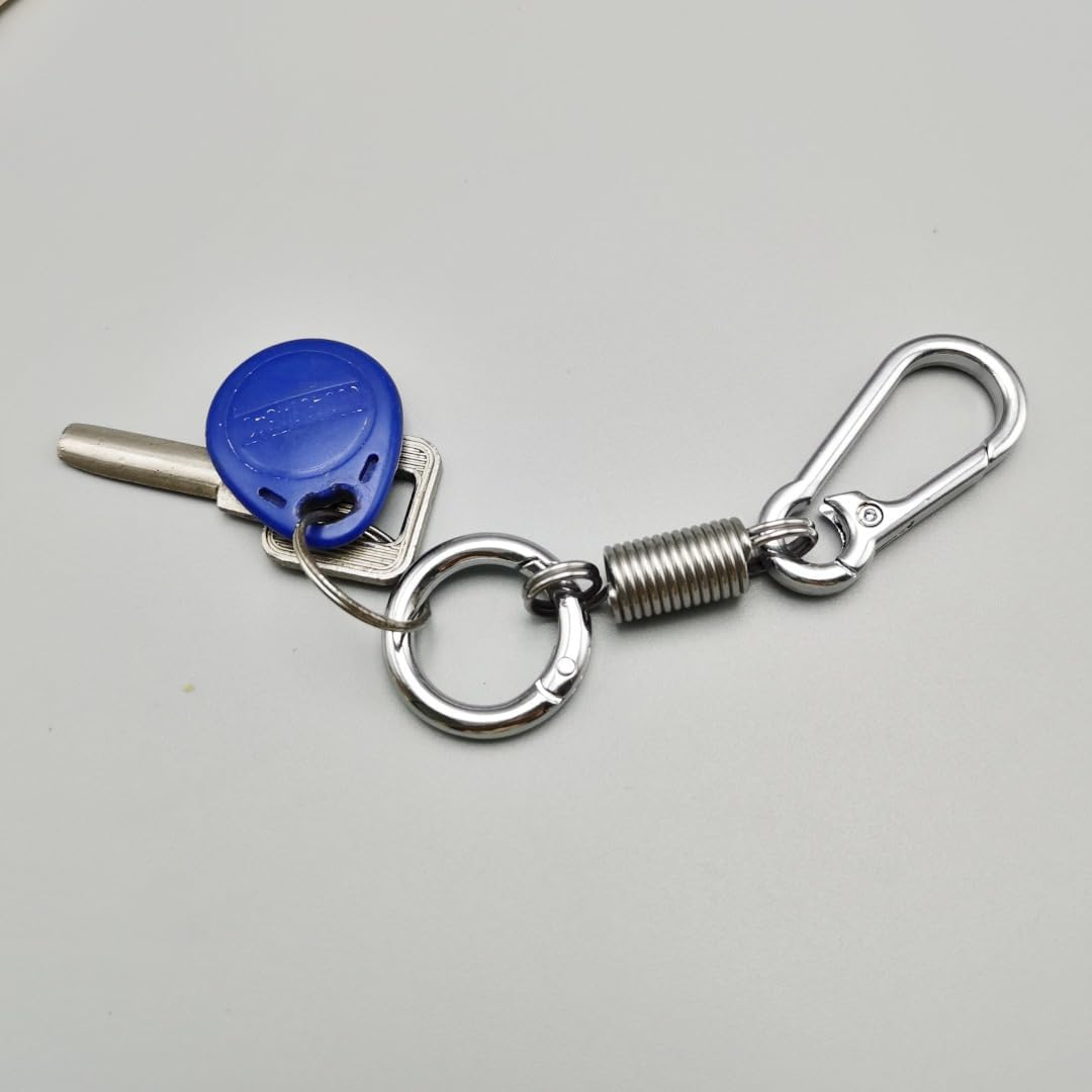 Simple Strong Metal Keychains Keyring Key Chain Ring Clip Holder Organizer for Home Car Keys Key Finder Women Men image number 3