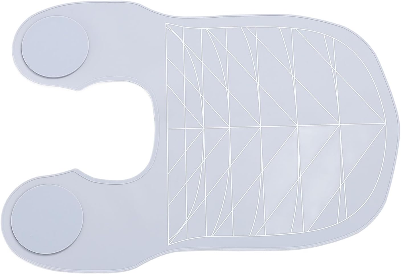 Focket Hair Cutting Collar, Angle Cutting Line Waterproof Hair Styling Cape with Silicone Hairdressing Pad for Salon and Home Use (Black)