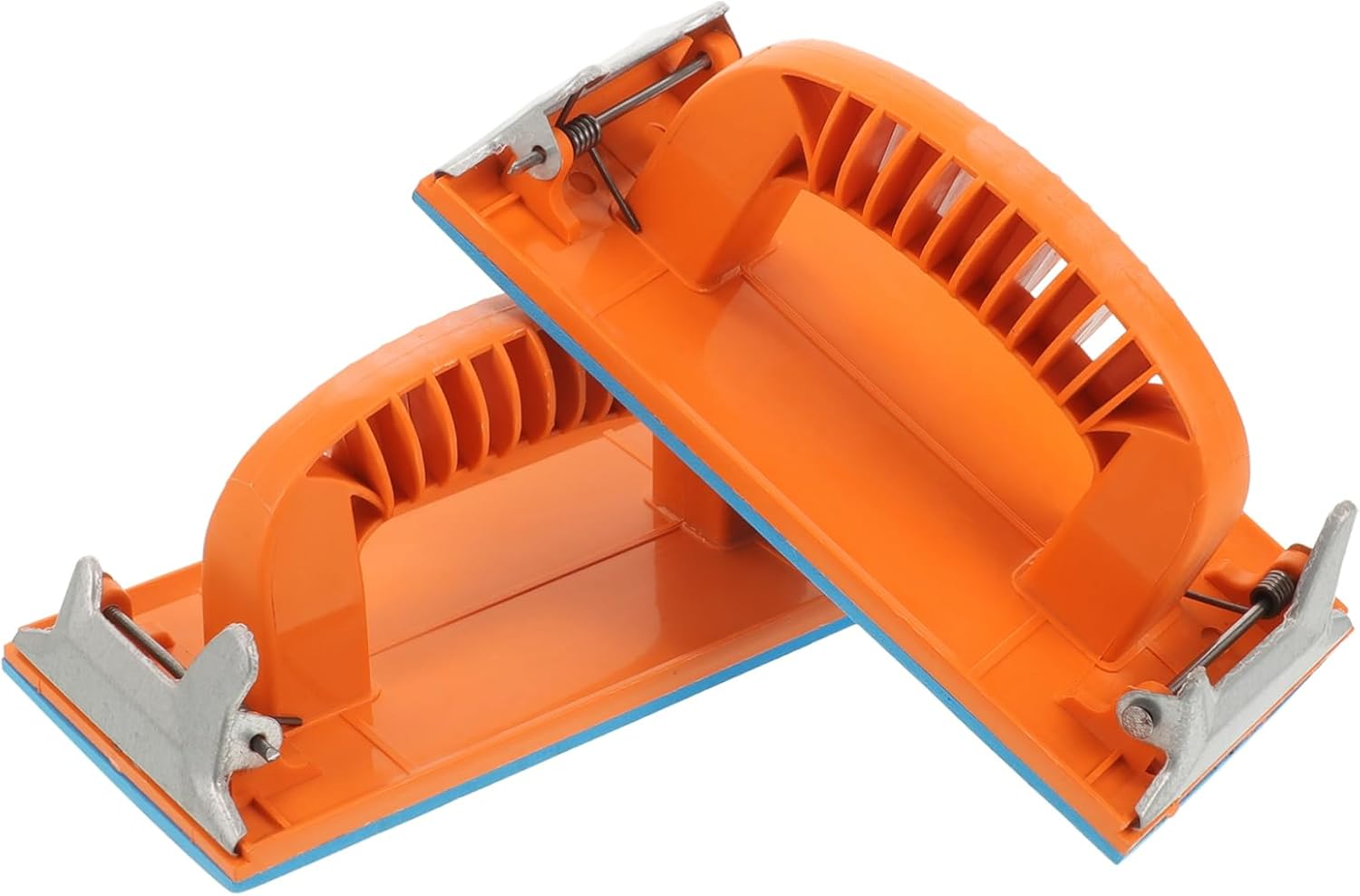 Angoily 2Pcs Self-Adhesive Sandpaper Holder Sanding Block with Hollow Design for Wall Corner Hand Sander Manual Woodworking and Automotive Sanding Tools image number 3