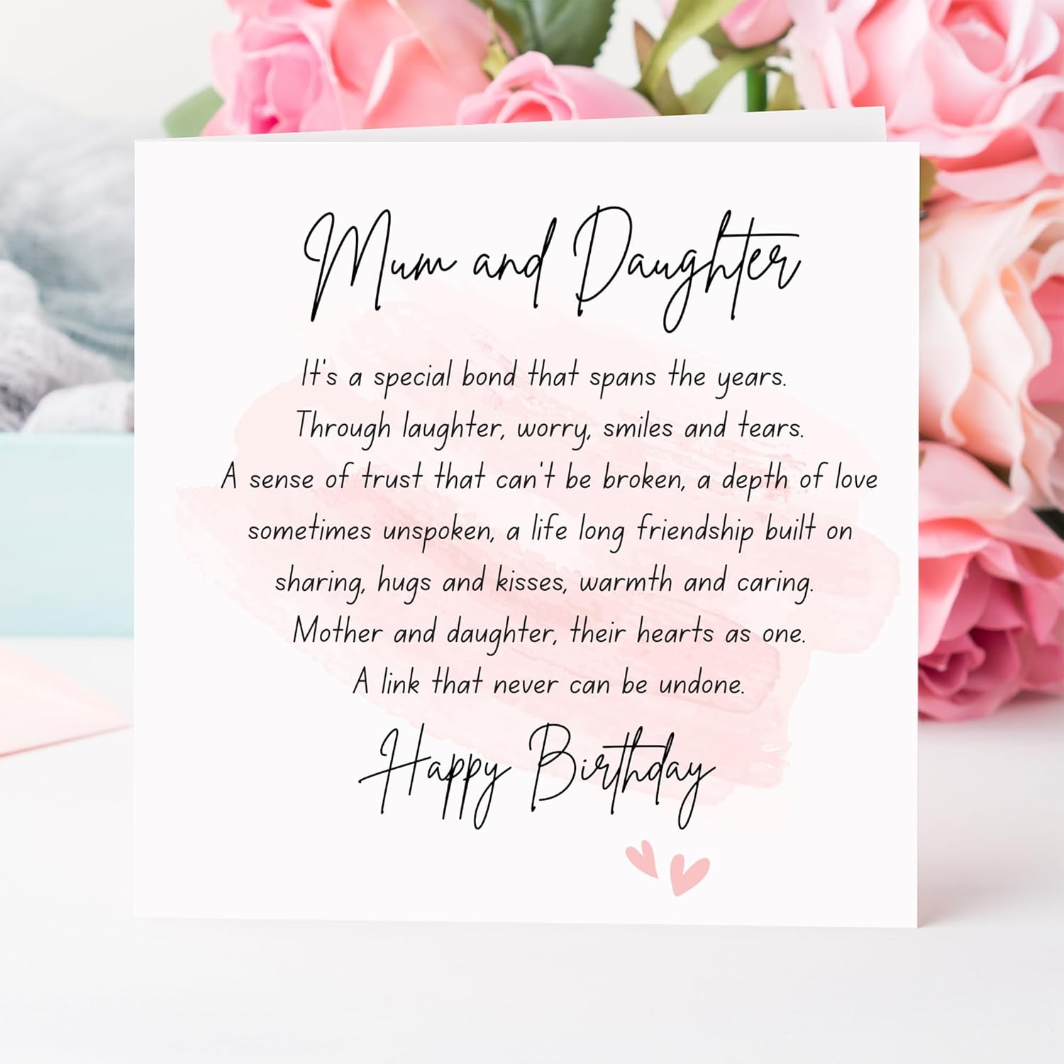 Mum Birthday Cards - Birthday Card Mum - Mum Birthday Card - from Daughter - Birthday Cards for Women - 60Th 70Th 80Th 90Th - Happy Cute Sentimental Special Mother - 14Cm&hellip; image number 3