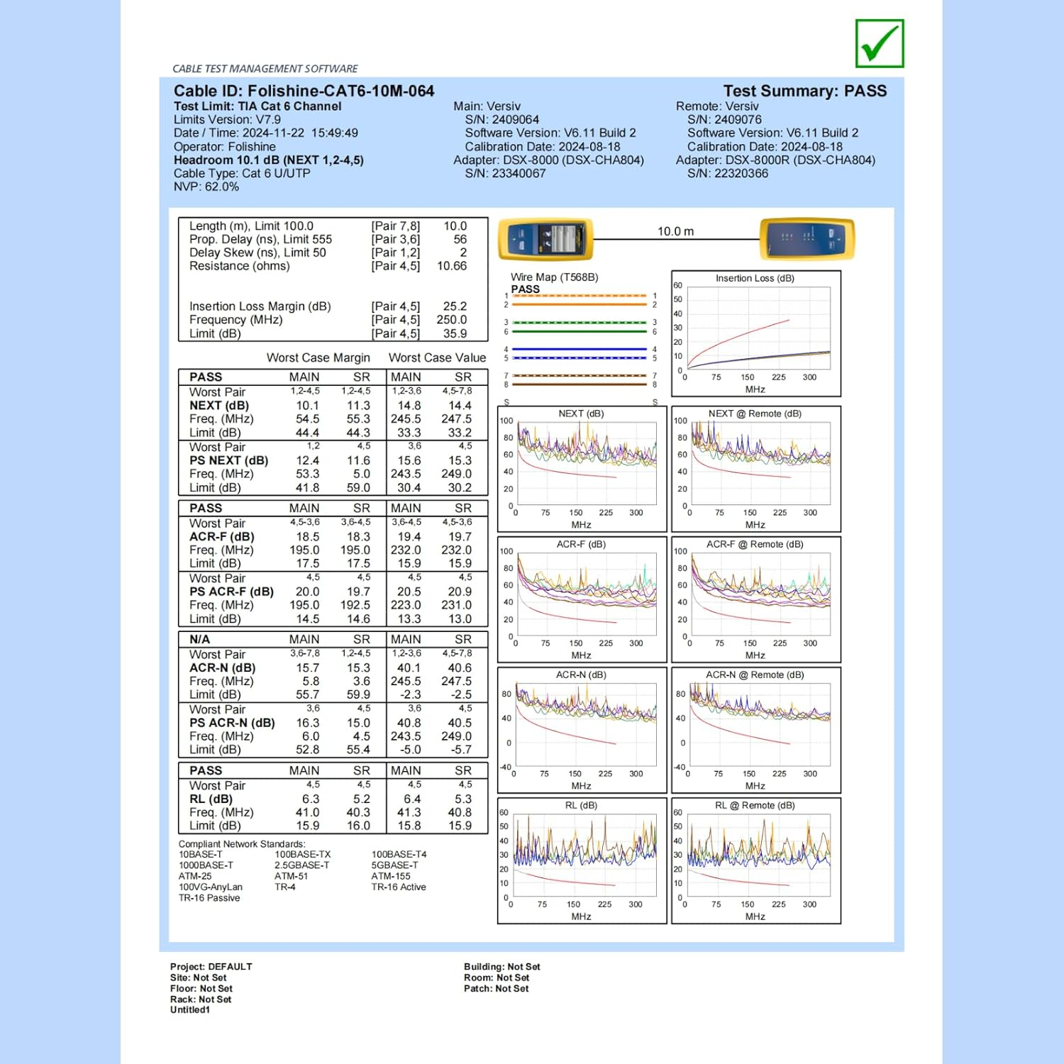 Ethernet Cable Slim 10M, High-Speed Cat 6 Ethernet Cable 10G Support, Flexible Cat6 Internet LAN Wire with Rj45 Connector Professional Black Patch Cord, Suitable for Indoor&Outdoor Design-Round
