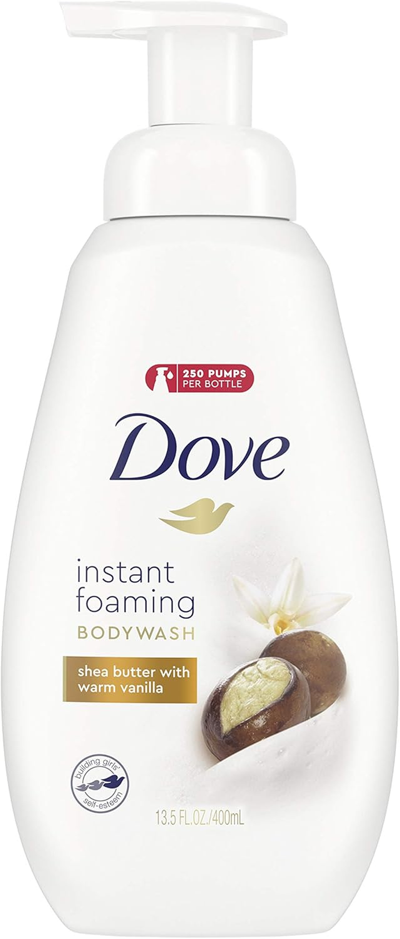Dove Shower Foam Foaming Body Wash 13.5 Ounce