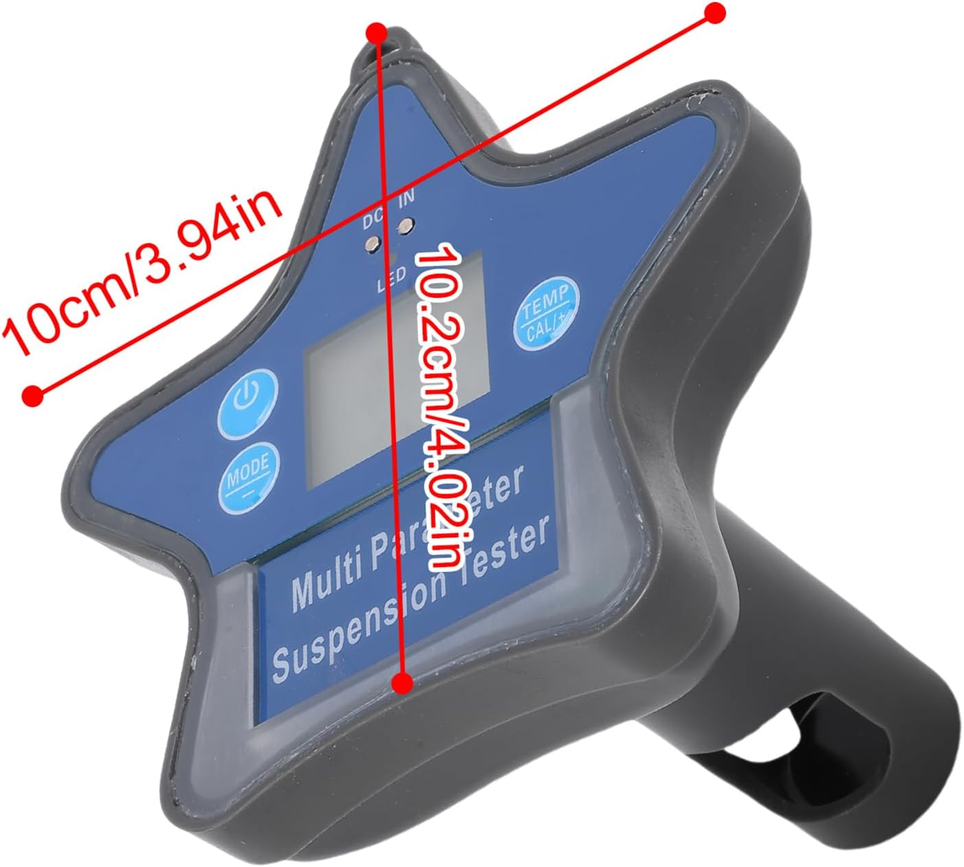 Water Quality Monitor, Detects PH, ORP, CL, EC, CF, TDS, Salt, S.G and Temperature, Bluetooth Nine in One Digital Water Tester for Aquaculture, Pool, Industrial Wastewater image number 2