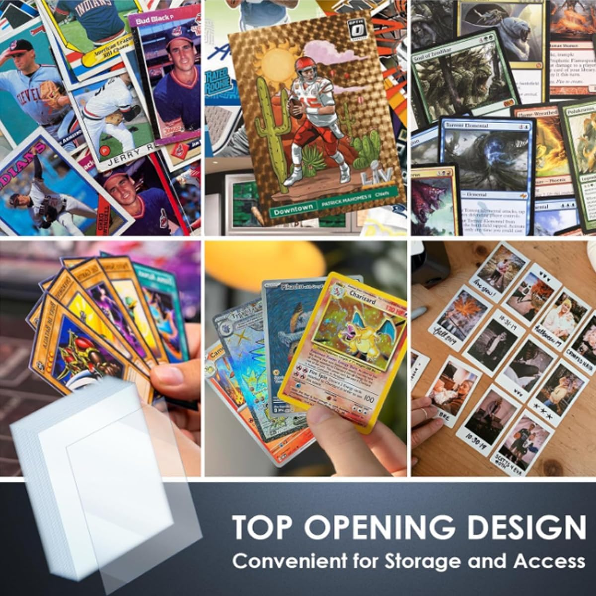 600 Count Trading Card Sleeves, Clear, 6.35 X 8.89 Cm, for Baseball, Basketball, Football and Gaming Cards image number 4