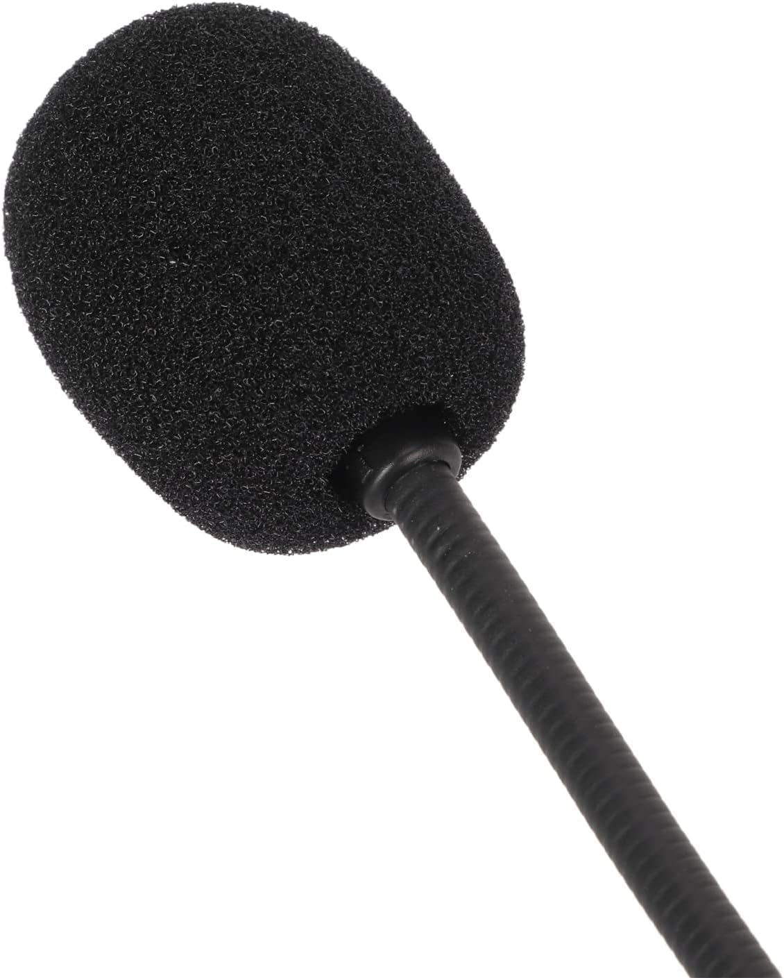 3.5Mm Replacement Microphone, Detachable Microphone Compatible with New Hyper X Cloud II Kingston Hurricane 2 Gaming Headset, Noise Cancelling Replacement Mic, Black Bendable Microphone Arm image number 1