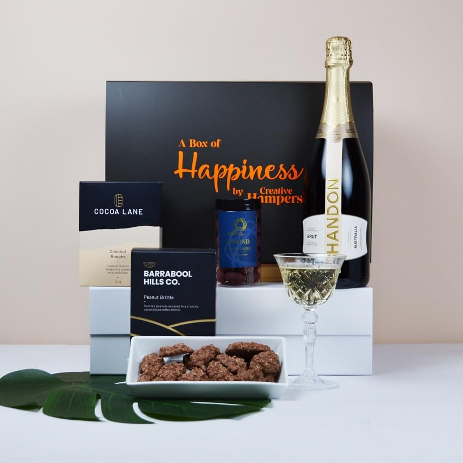 Chandon and Aussie Chocolates Hamper. Perfect for Anniversaries, Weddings, Thank You'S, Birthdays, Congratulations, Client Appreciation, or an Easter Hamper