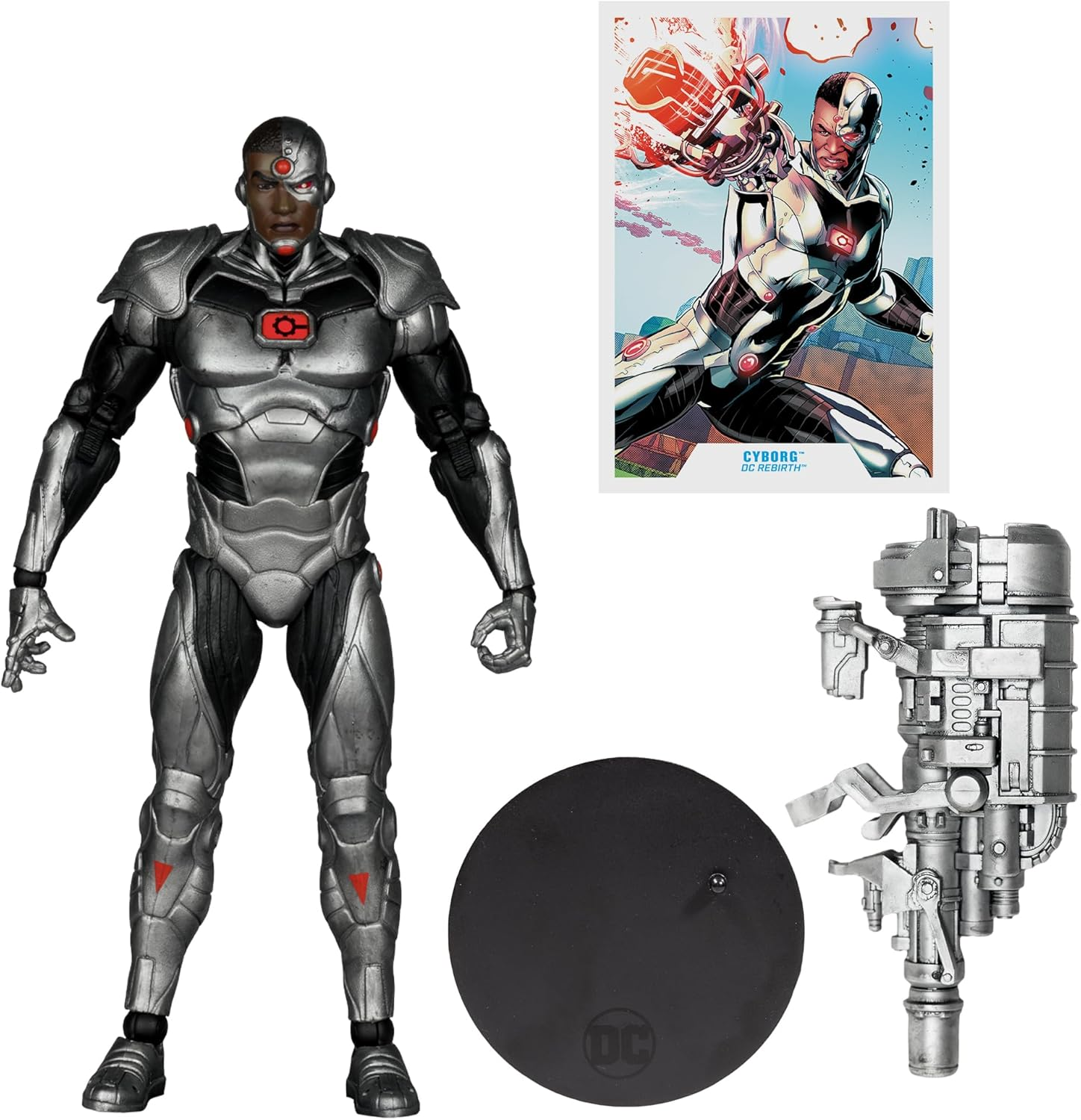 DC Multiverse - DC Rebirth - 7" Cyborg Action Figure image number 3