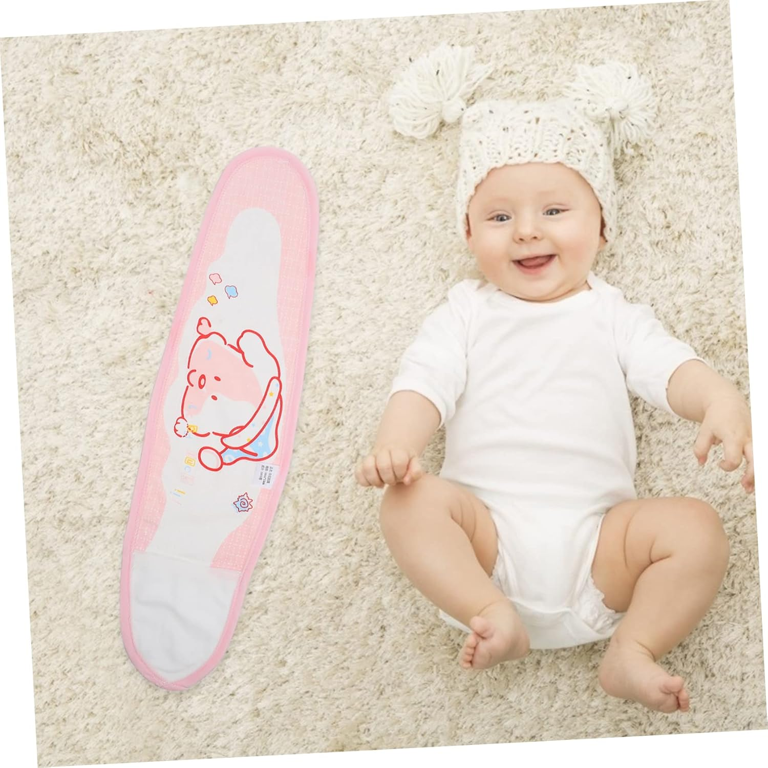 2Pcs Thin Newborn Cotton Belly Bands Navel Belt Belly Wrap for Newborn Essentials for Pregnancy