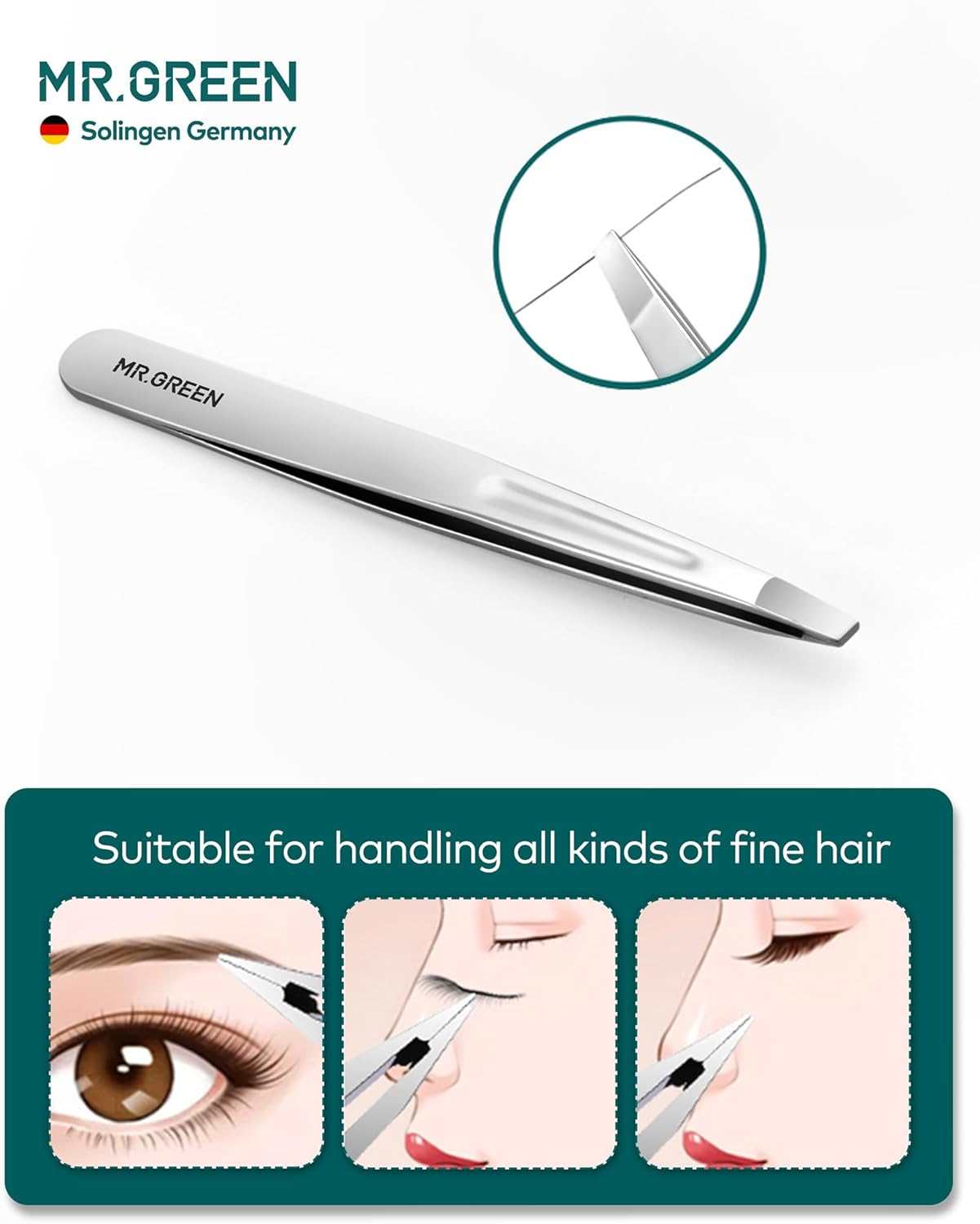 Manicure Pedicure Set, Nail Clippers Set, Medical Grade Stainless Steel Grooming Kit with Travel Case Gift Box (4 Pieces) image number 3