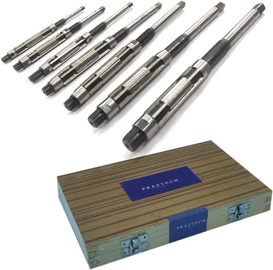 Set of 7 Adjustable Hand Reamer Set HV -H3 (1/4" - 15/32") in Wooden Box | 6.35Mm - 11.91Mm | Universal Must Have Workshop Tool Set image number 5