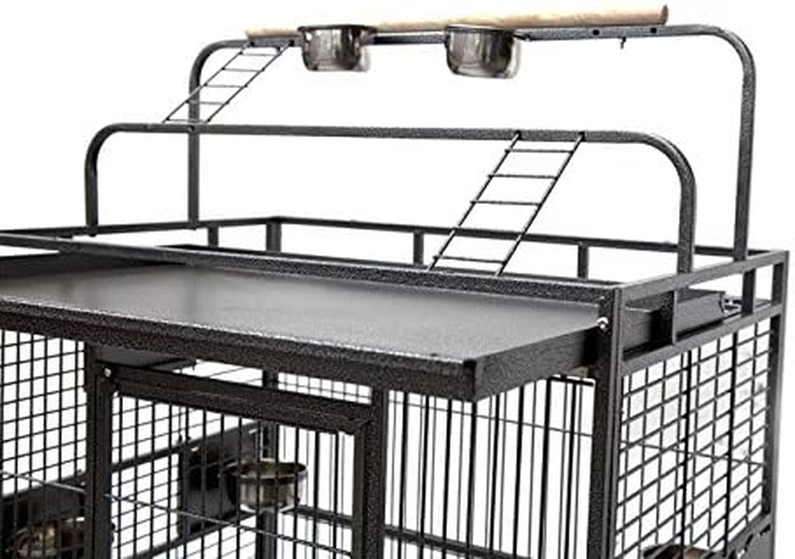 Flyline Grey Palace Play Top Bird Cage Parrot Aviary (Medium) image number 3