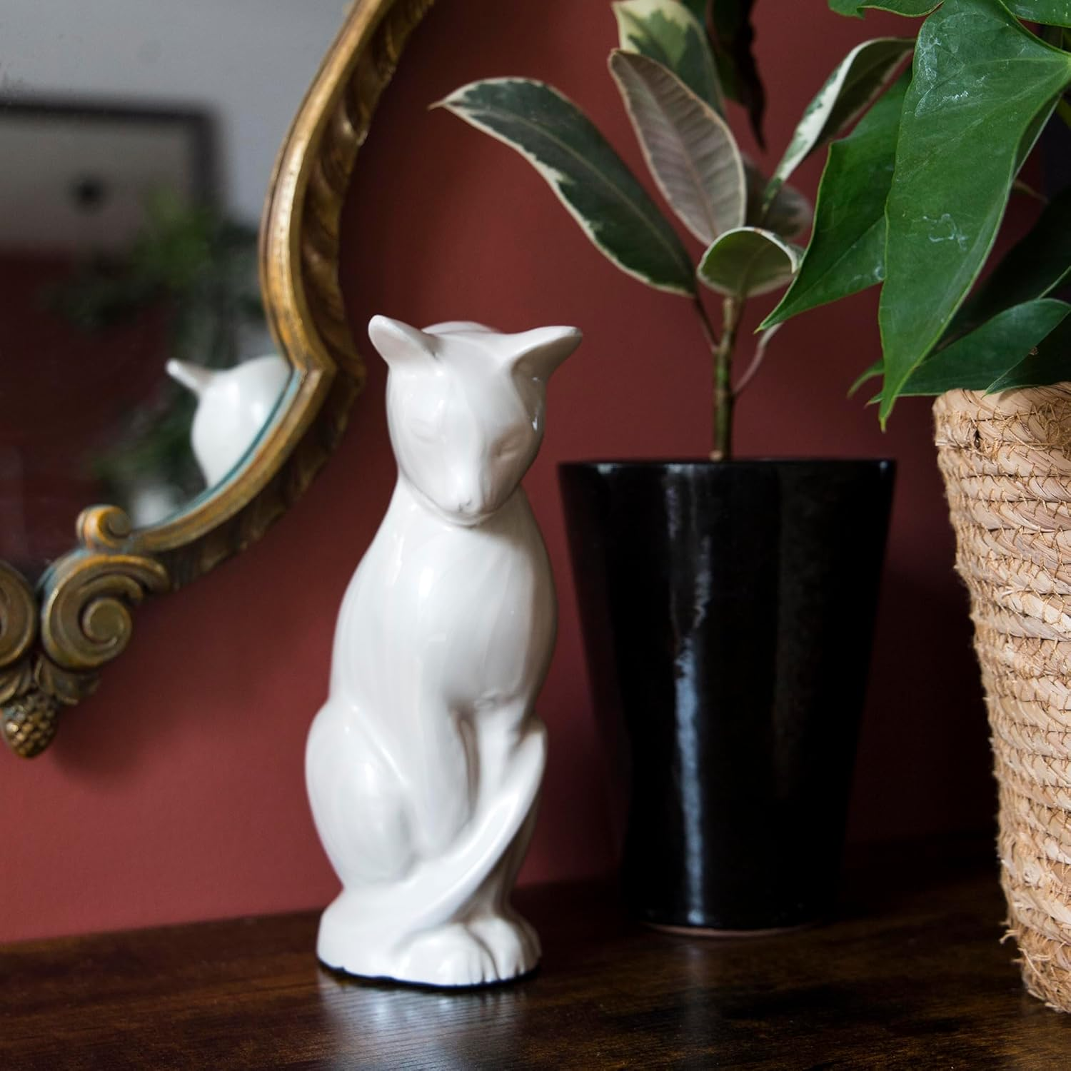 Urns Paradise, Cat Urn Surprise, Cat Urn, Animal Urns for Cat, Urns for Cats Ashes, Animal Urns for Cats, Urns for Cats - Brown image number 1