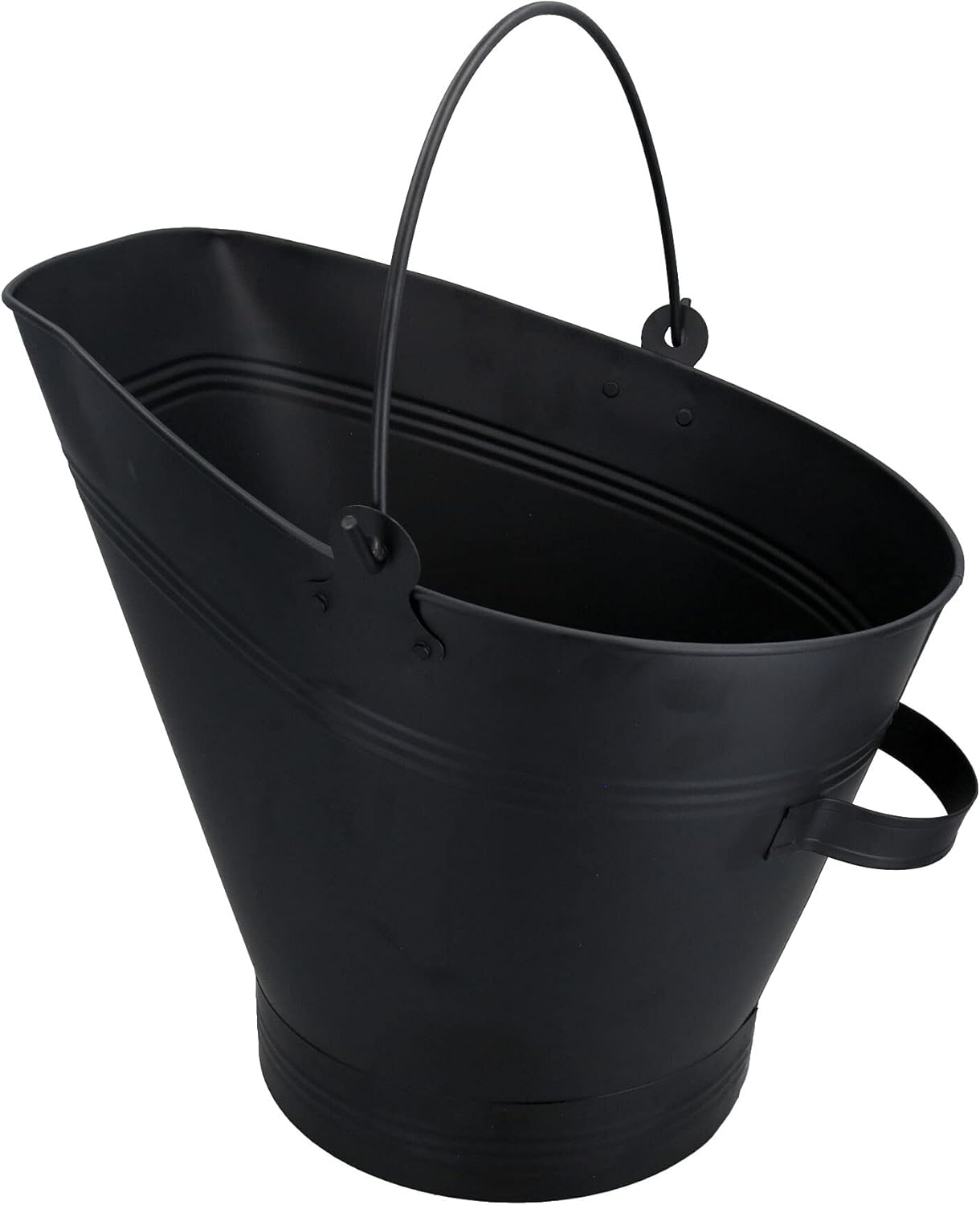 Fireplace Waterloo Style Black Coal Log Burner Scuttle Bucket Wide Mouth Fire image number 4