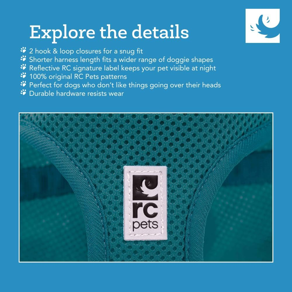 RC Pet Products Cirque Soft Walking Step-In Dog Harness, Small, Tan Tartan