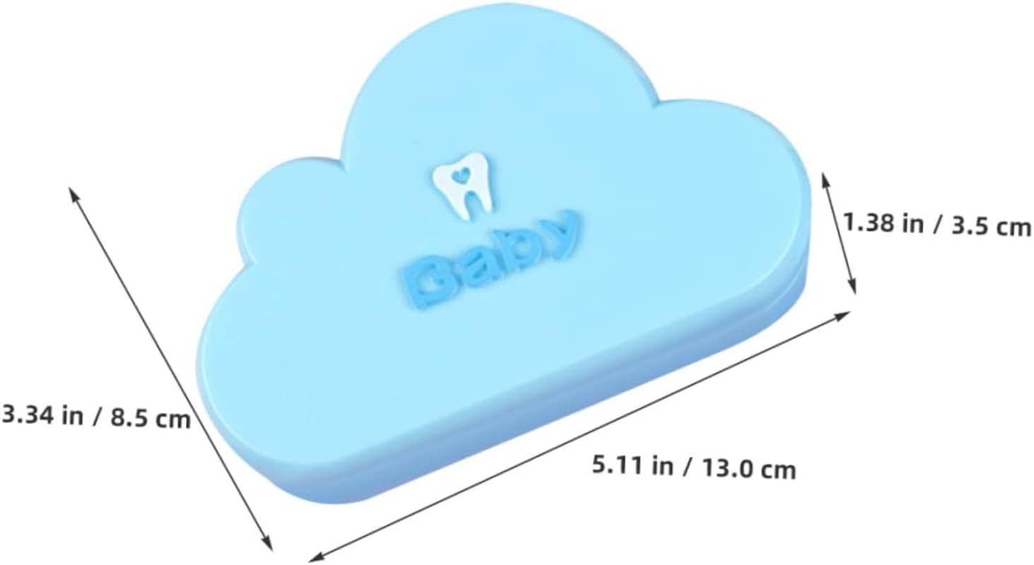 Keepsake Tooth Box Cute Tooth Holder for Boys Safe Material First Haircut Showers Birthdays image number 2
