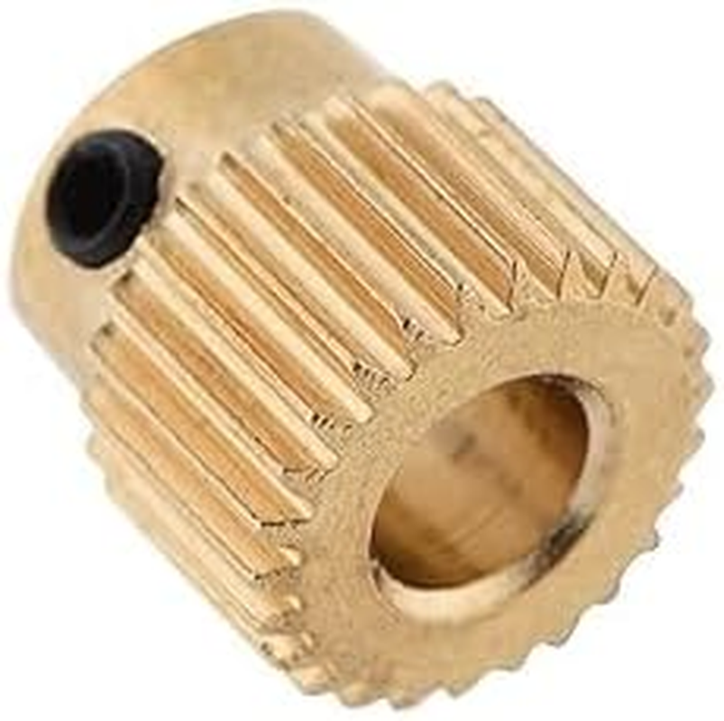 10Pcs 40 Teeth Brass Drive Gear, High Strength & High Bearing Capacity Extruder Gear, 3D Printer Accessories for MK7 MK8 Extruder (26 Teeth) image number 3