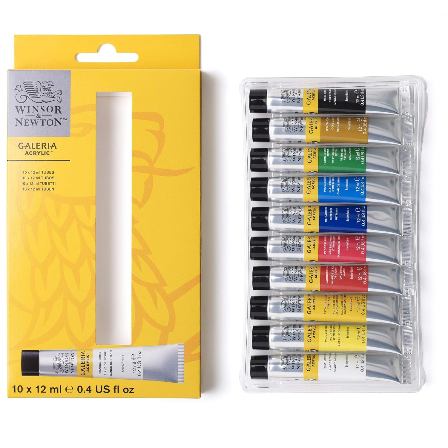 Winsor & Newton, Galeria Acrylic, 20X10Ml Tube Set