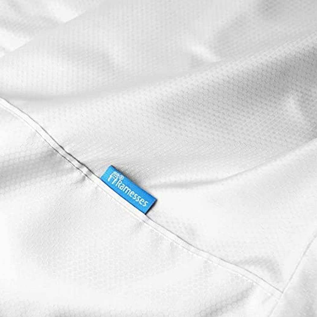 Ramesses Fast Dry Sheet Set, Single, White