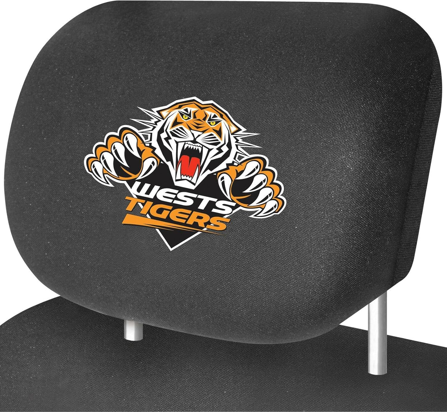 Sperling WEST Tigers Official NRL Universal Headrest Cover Pairs