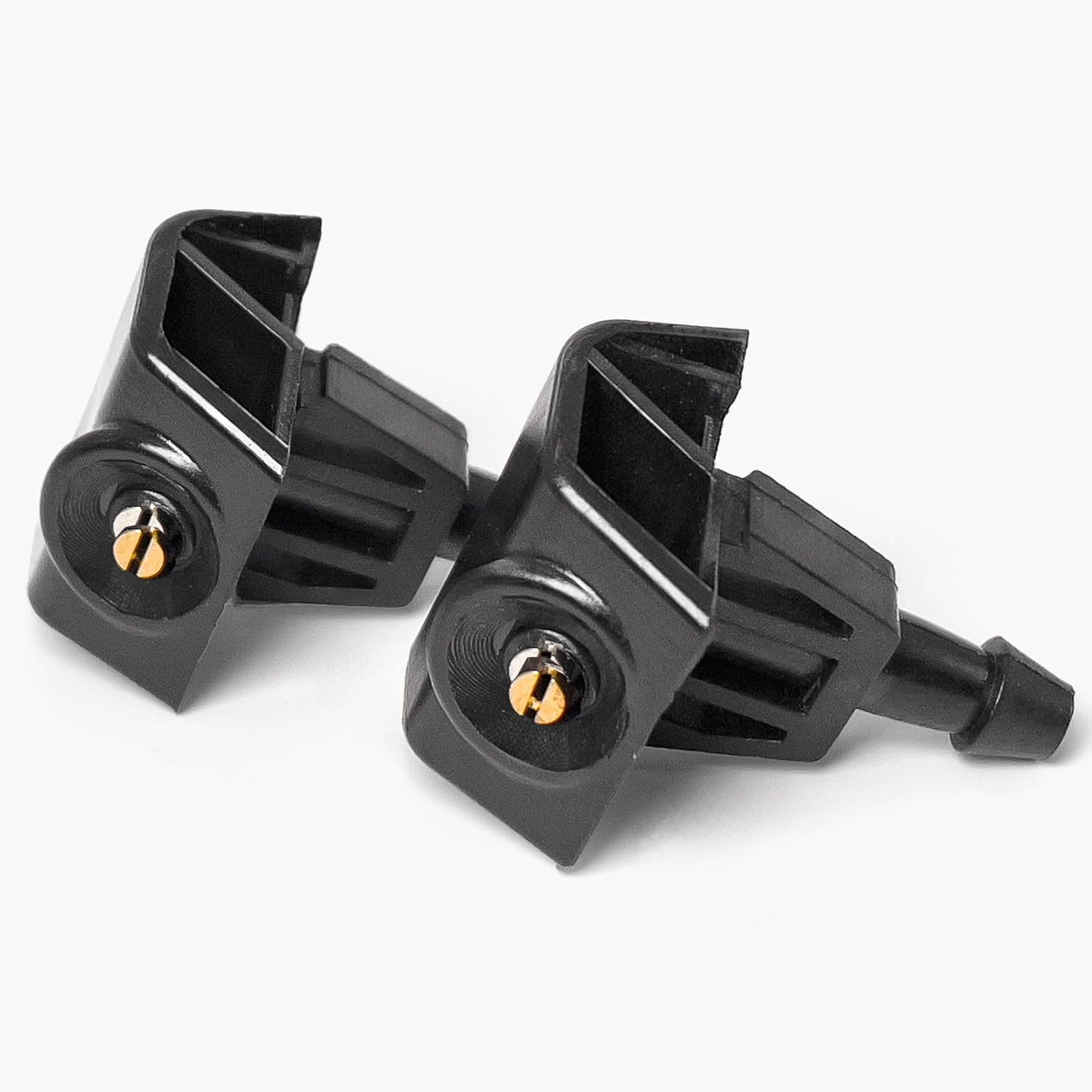 Click&Fit Windscreen Washer Nozzles Repair Kit Compatible with Nissan X-Trail 2008-2021, Tiida 2004-2014, Murano 2007-2016, Juke Leaf Note &ndash; Wiper Water Spray Jets 289323JA0A 289314BA0A Extended Set image number 1