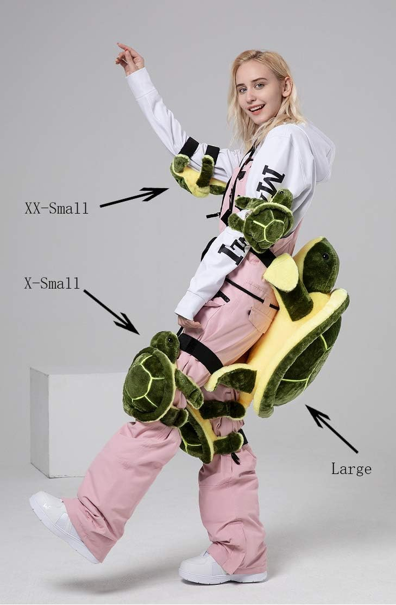 Elegeet Protective Gear for Skiing Skating Snowboarding Cute Turtle Tortoise Cushion (Red, Large) image number 3