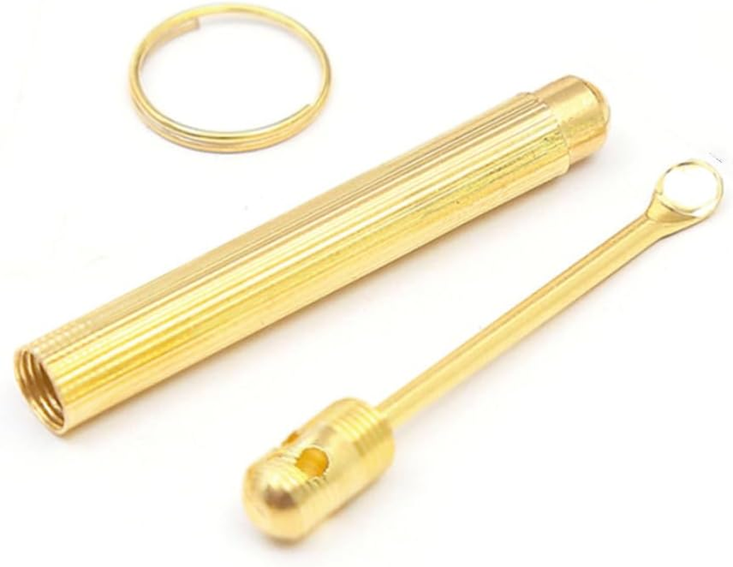 Acrylic 4 Pcs Mini Spoon, Gold Mini Spoon Mini Shovel Microscale Spoon Home Supplies Pendants Necklace Vials,The Storage Length 4.5Cm,The Deployment Length 7.3Cm,For Filling Salts, Herbs, Sandetc image number 1