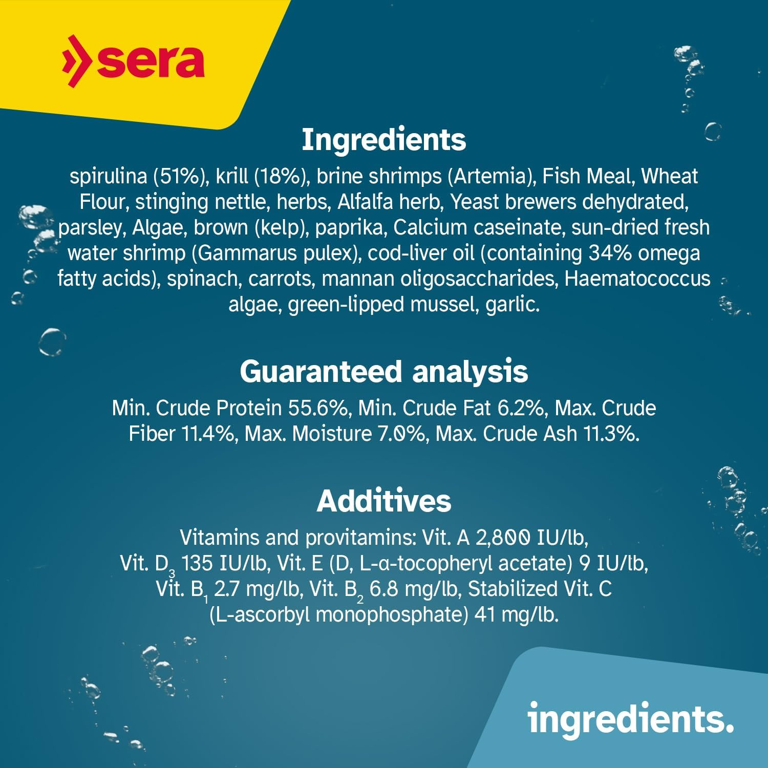 Sera Growth Fry Food, 25G image number 2