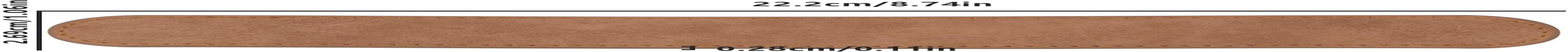 Briny River 4PCS Leather Luggage Handle 22.2X2.69X0.28Cm Carrying Strap for Suitcases and Kitchen Cabinet Drawers (Black/Brown) image number 4